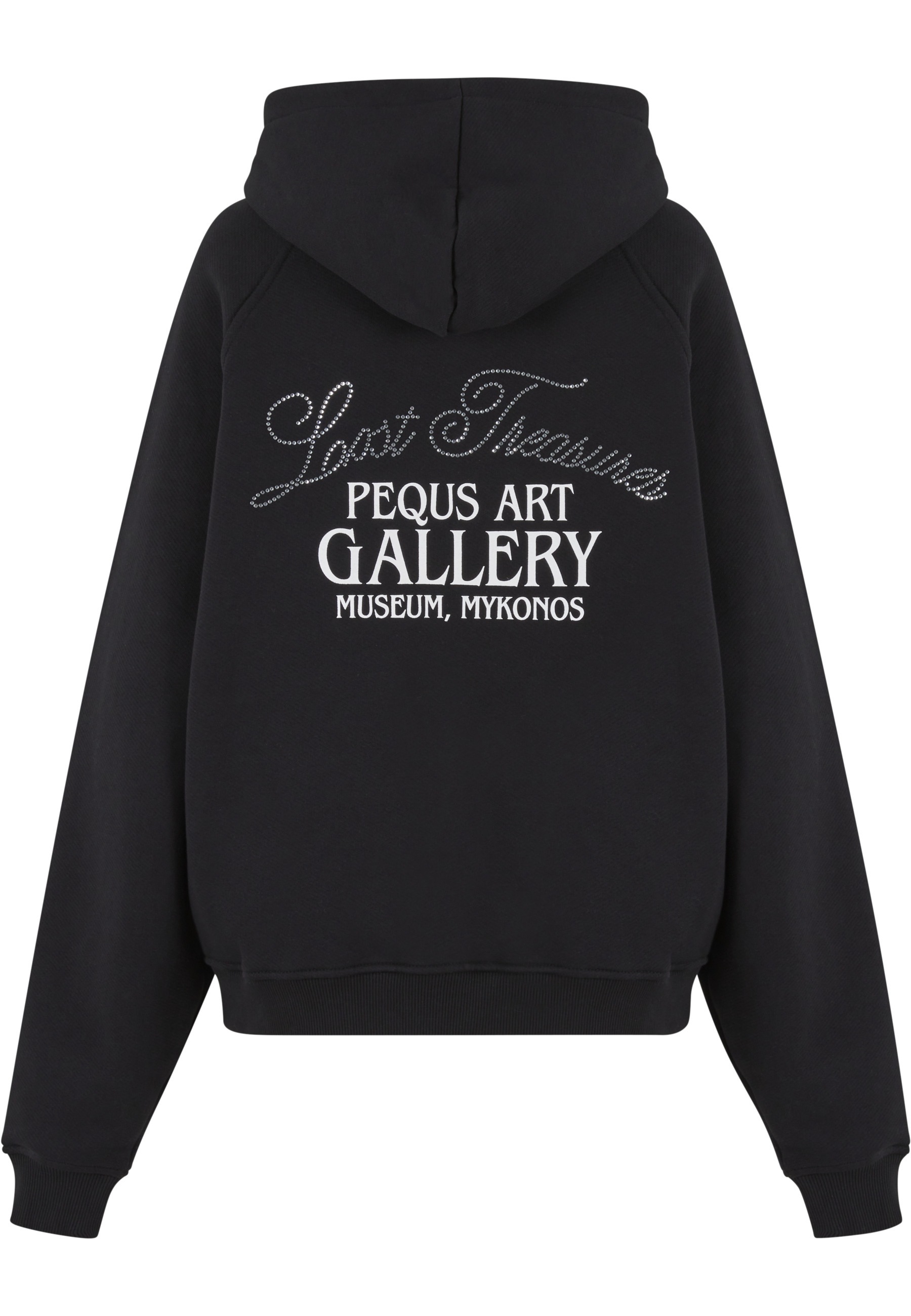 PEQUS Sweatjacke »PEQUS PEQUS Rhinestone Art Gallery Zip-Hoodie«