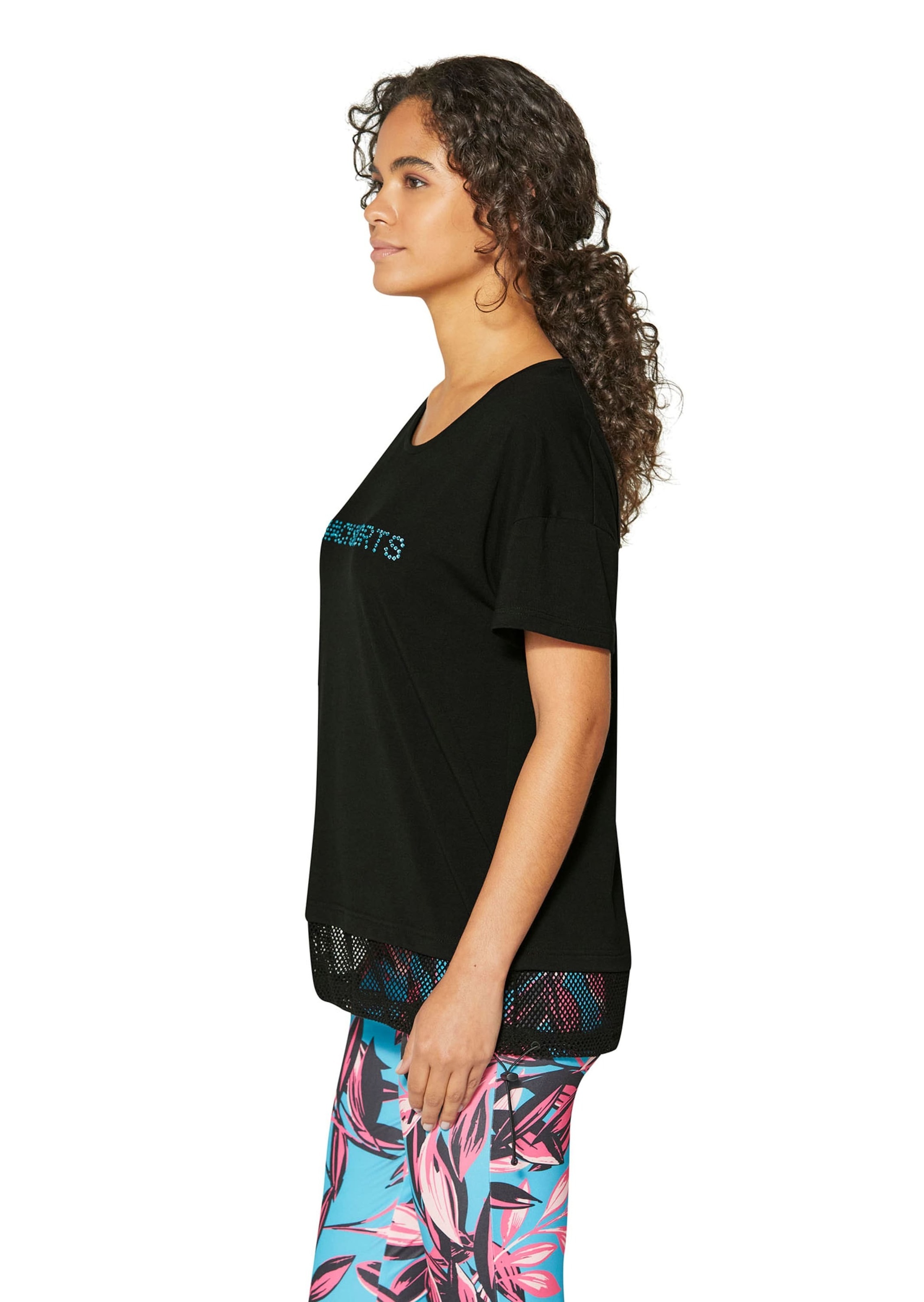 MADELEINE Kurzarmshirt »Shirt Oversize-Shirt im Materialmix«