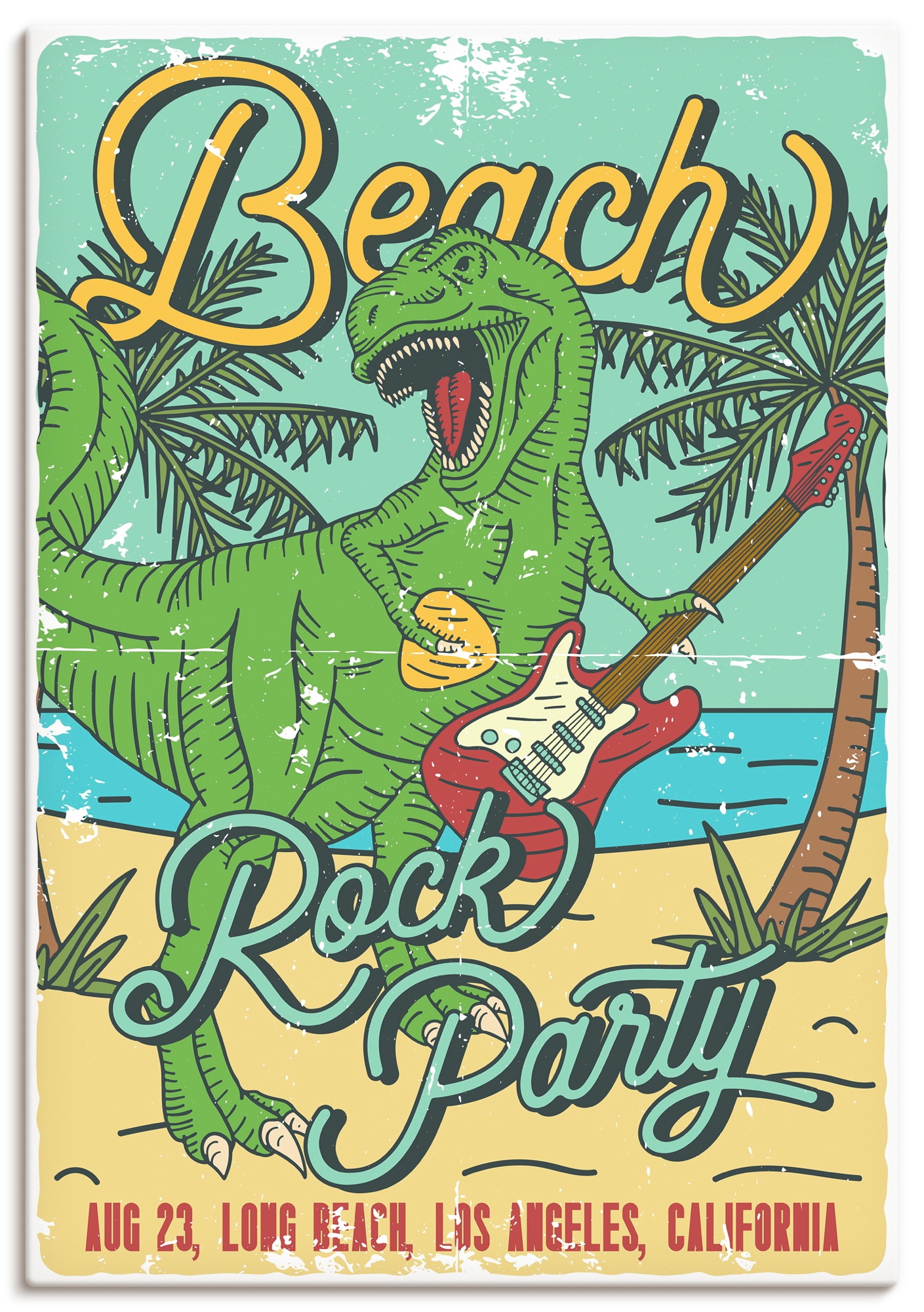 Artland Wandbild "Strand Party" 1 Stk. tlg. als Alubild, Leinwandbild, Poster, Wandaufkleber in verschied. Größen
