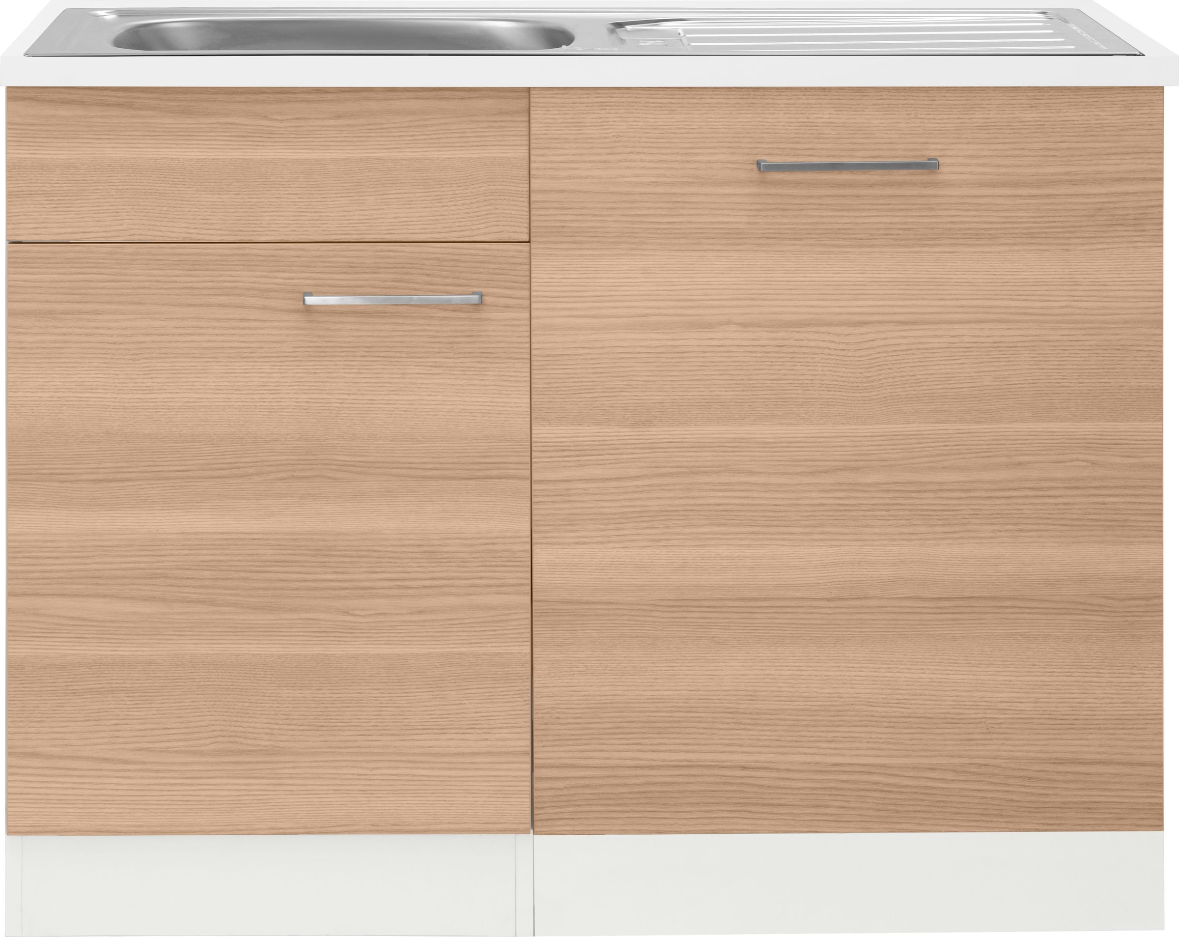 wiho Küchen Spülenschrank "Zell", Breite 110 cm, inkl. Tür/Sockel für Geschirrspüler