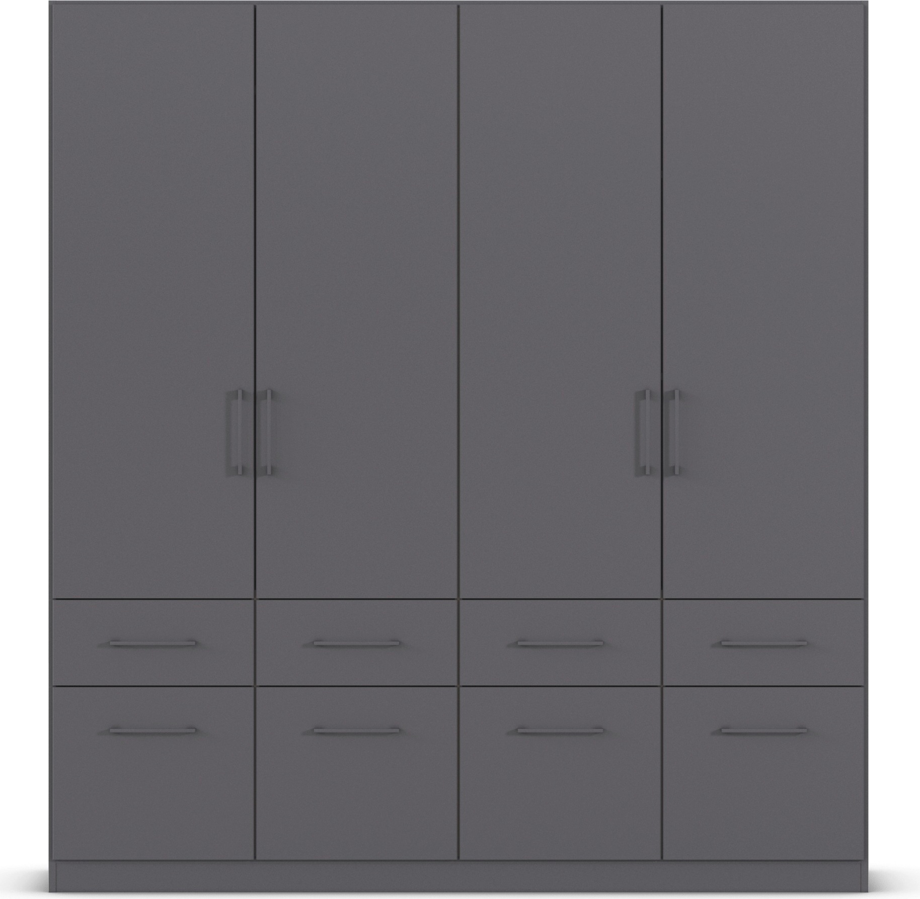rauch Kleiderschrank »Kleiderschrank Schrank Garderobe Wäscheschrank DUNDEE«, (mit 3 Griff-Varianten), Schubladen in zwei Höhen, optional mit Spiegel MADE IN GERMANY