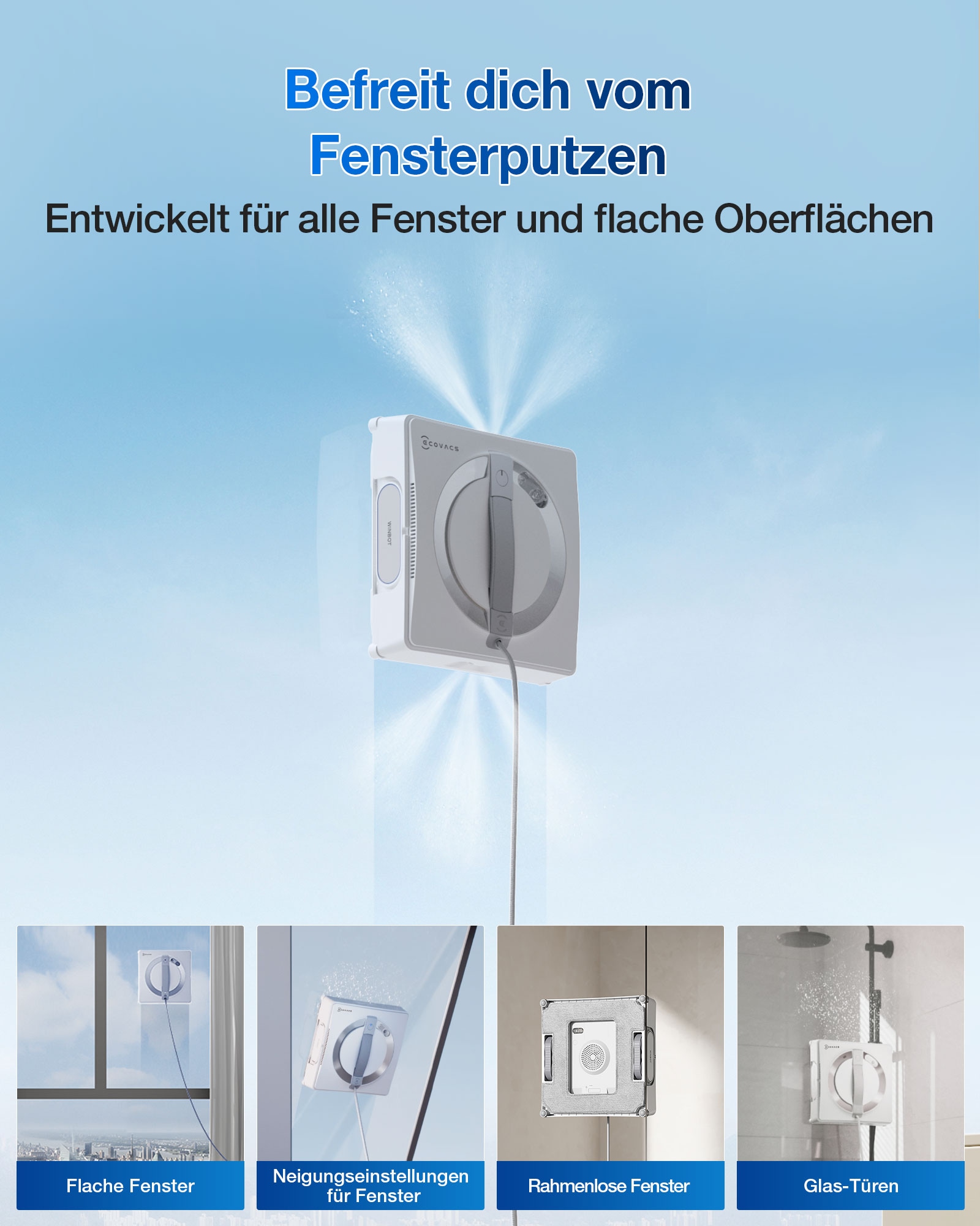 ECOVACS Fensterputzroboter »WINBOT W2 PRO«