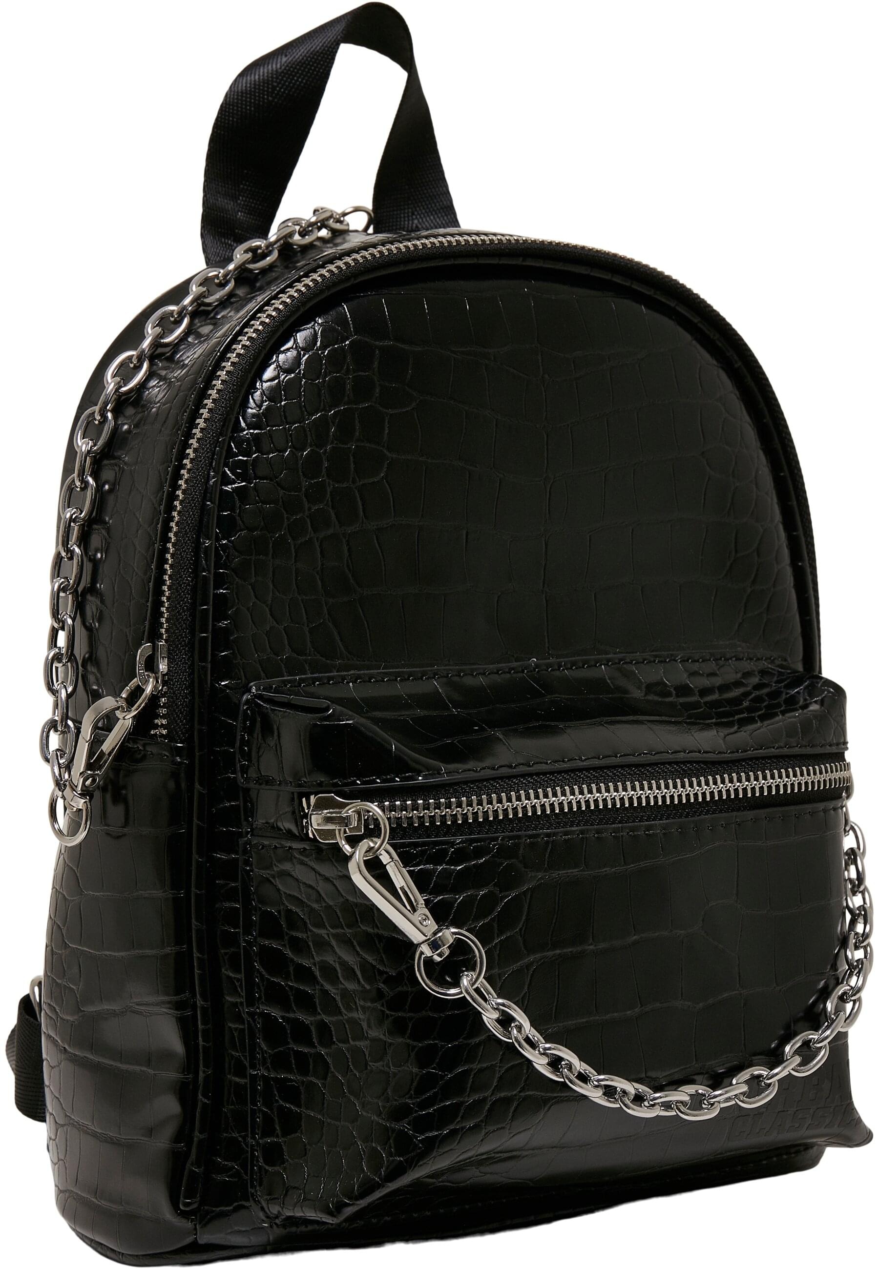 URBAN CLASSICS Rucksack »Urban Classics Unisex Croco Synthetic Leather Backpack«
