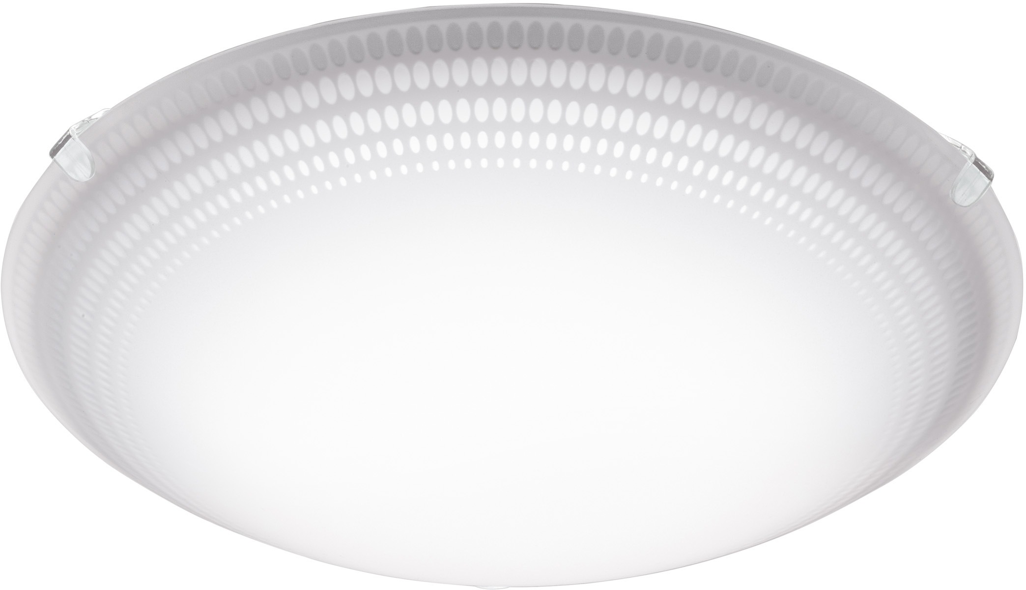 EGLO Deckenleuchte »MAGITTA 1«, 1 flammig, Leuchtmittel LED-Board | LED fest integriert, Wandleuchte, Deckenleuchte aus Stahl, Farbe: Weiß, Lampe, Ø: 25 cm