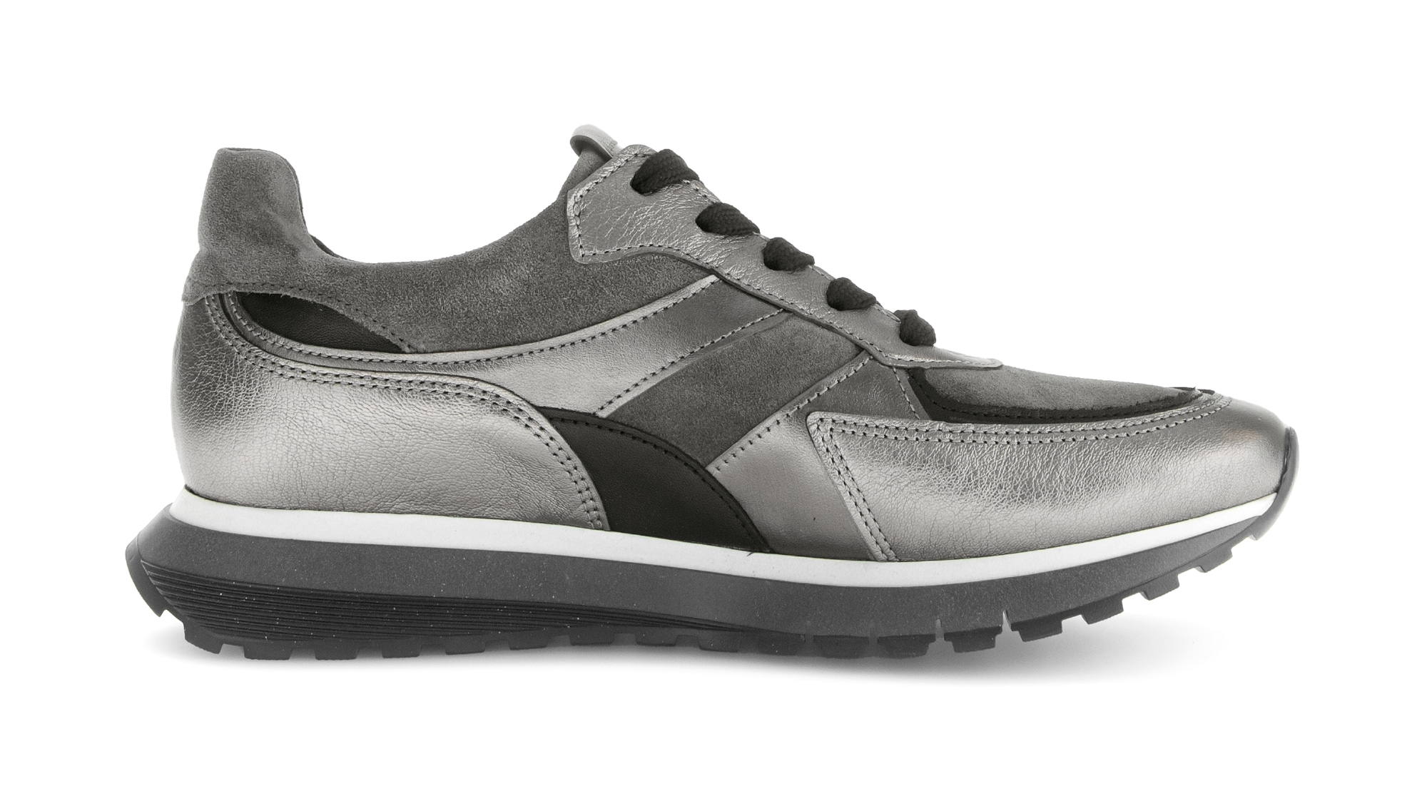 Gabor Keilsneaker »TURIN«, Plateau, Schnürschuh, Komfortschuh in H-Weite (=sehr weit)