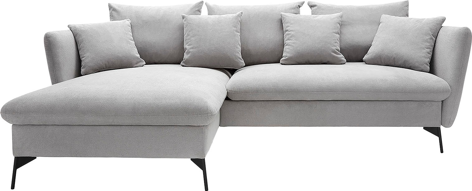 andas Ecksofa "LIVORNO,258 cm, L-Form,", Schlaffunktion u. Bettkasten (139/ günstig online kaufen