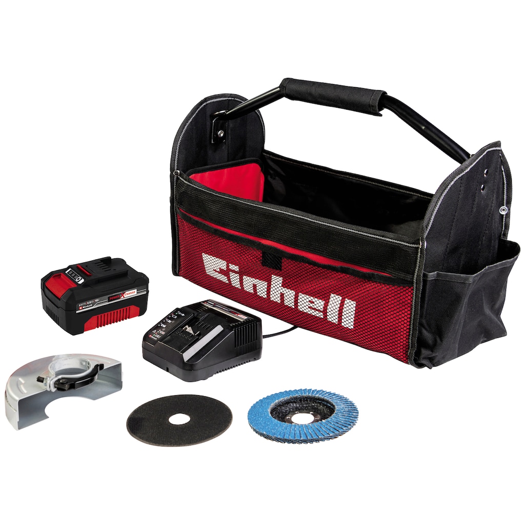 Einhell Akku-Winkelschleifer »TE-AG 18/115 Li«, (Set)