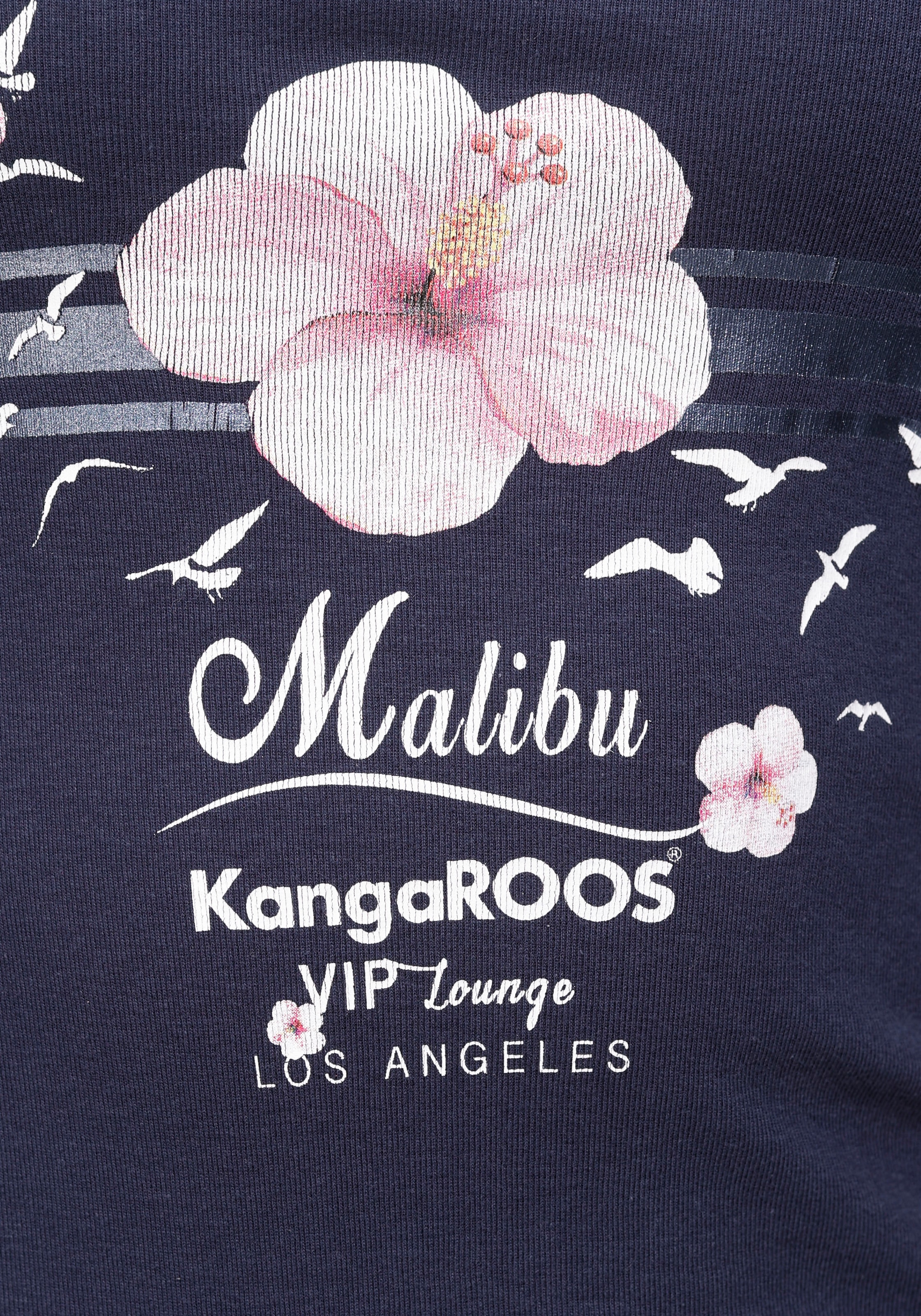 KangaROOS Longsleeve, Langarm, sehr figurbetonter Schnitt, mit Print