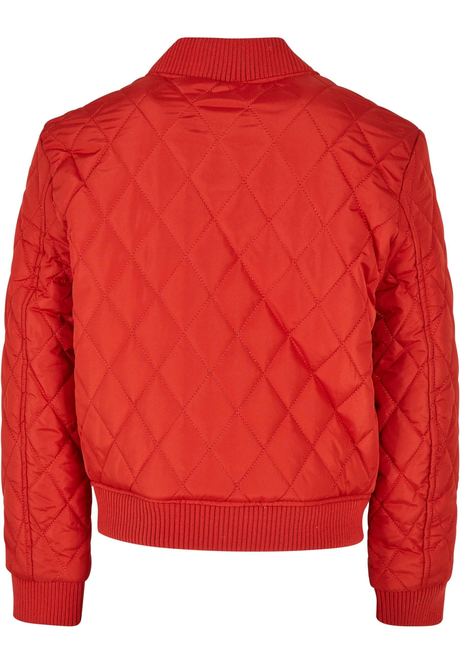 URBAN CLASSICS Allwetterjacke »Urban Classics Damen Girls Diamond Quilt Nylon Jacket«, (1 St.), ohne Kapuze