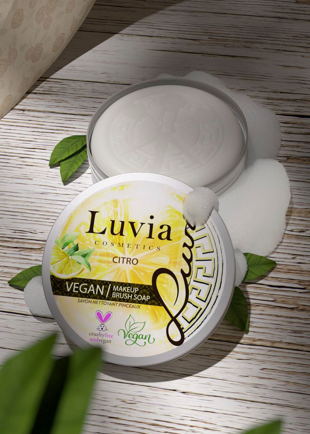 Brush BAUR Luvia »The Pinselseife | Cosmetics vegan Essential Soap«,