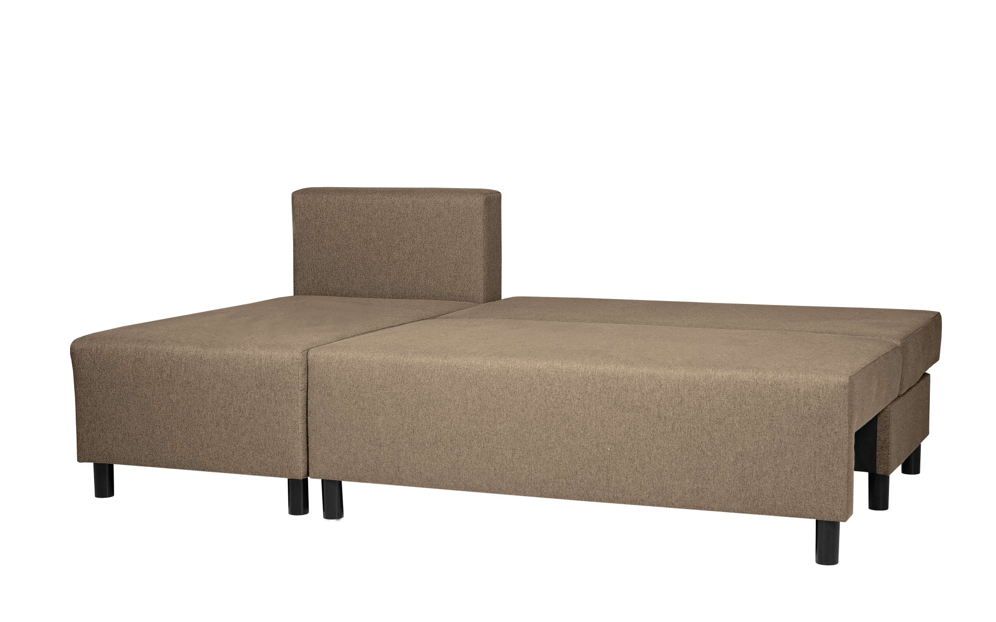 INOSIGN Ecksofa »IWALANI, Schlafsofa mit Bettkasten, Recamiere beidseitig montierbar«, L-Form, B/T/H 199/135/83 cm, Struktur weich & Velvet