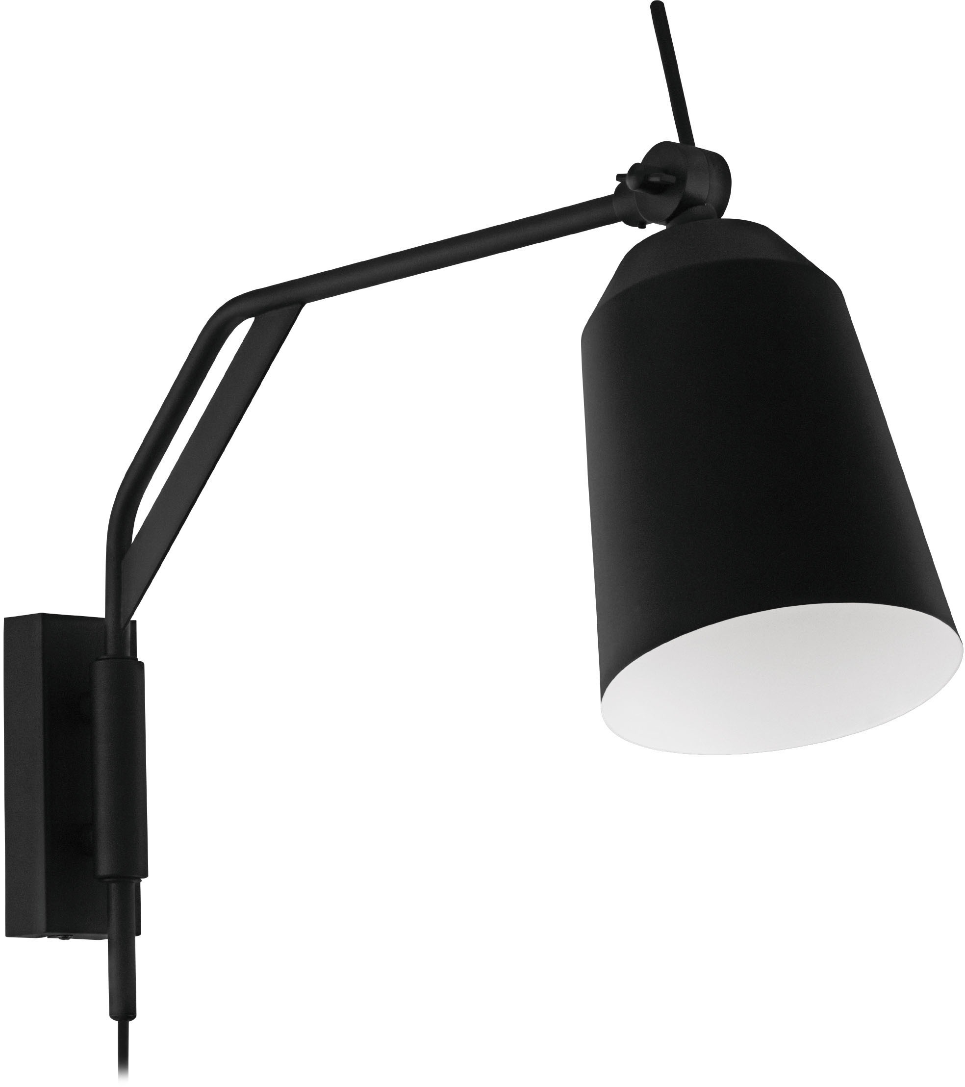 EGLO Deckenleuchte »LORETO«, Leuchtmittel E27 | Leuchtmittel wechselbar-ohne Leuchtmittel, Deckenleuchte in schwarz und weiß aus Stahl - exkl. E27 - 40W