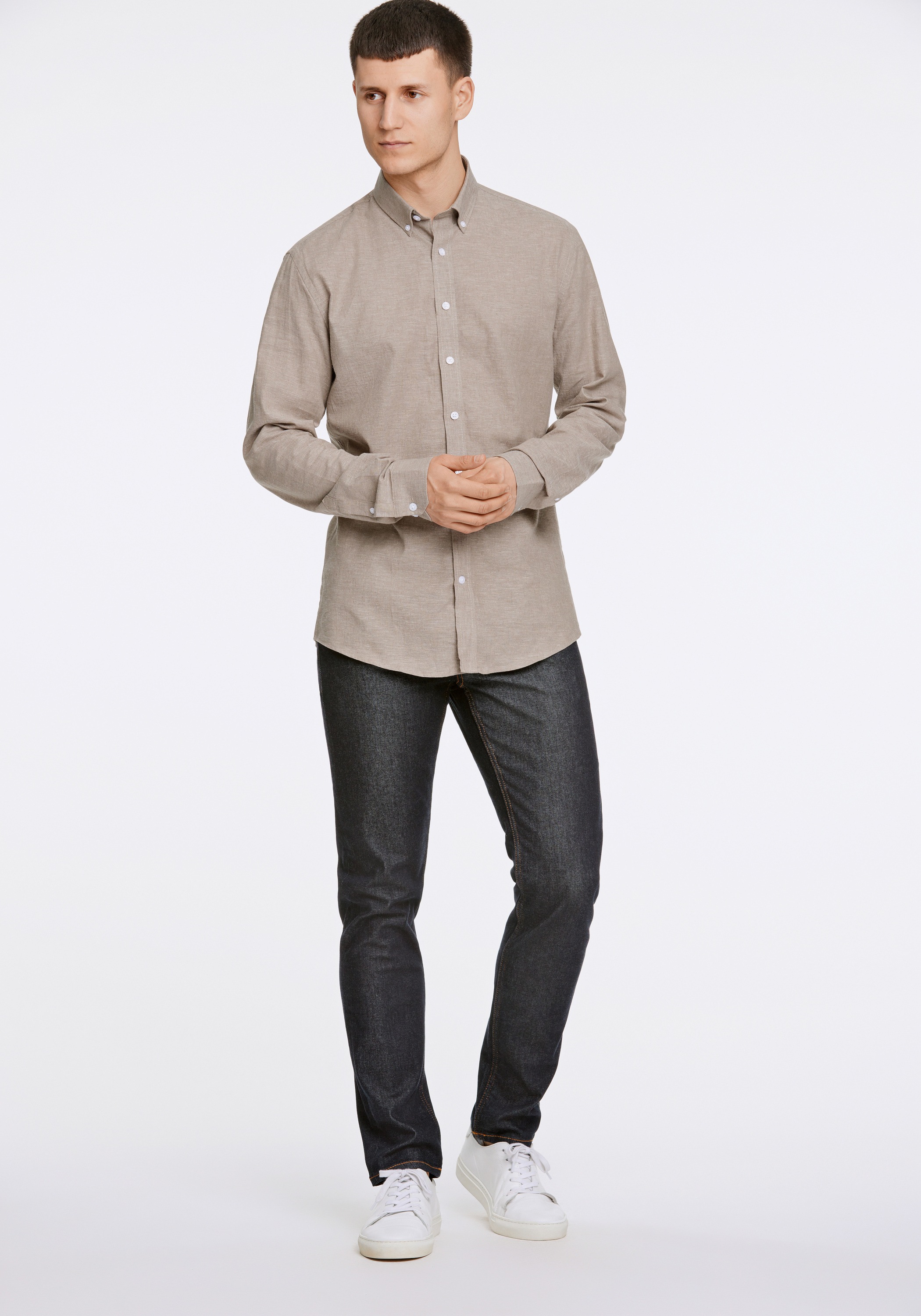 LINDBERGH Leinenhemd »Leinenhemd Slim Fit«