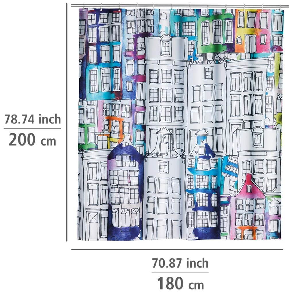 WENKO Duschvorhang »Sunny City«