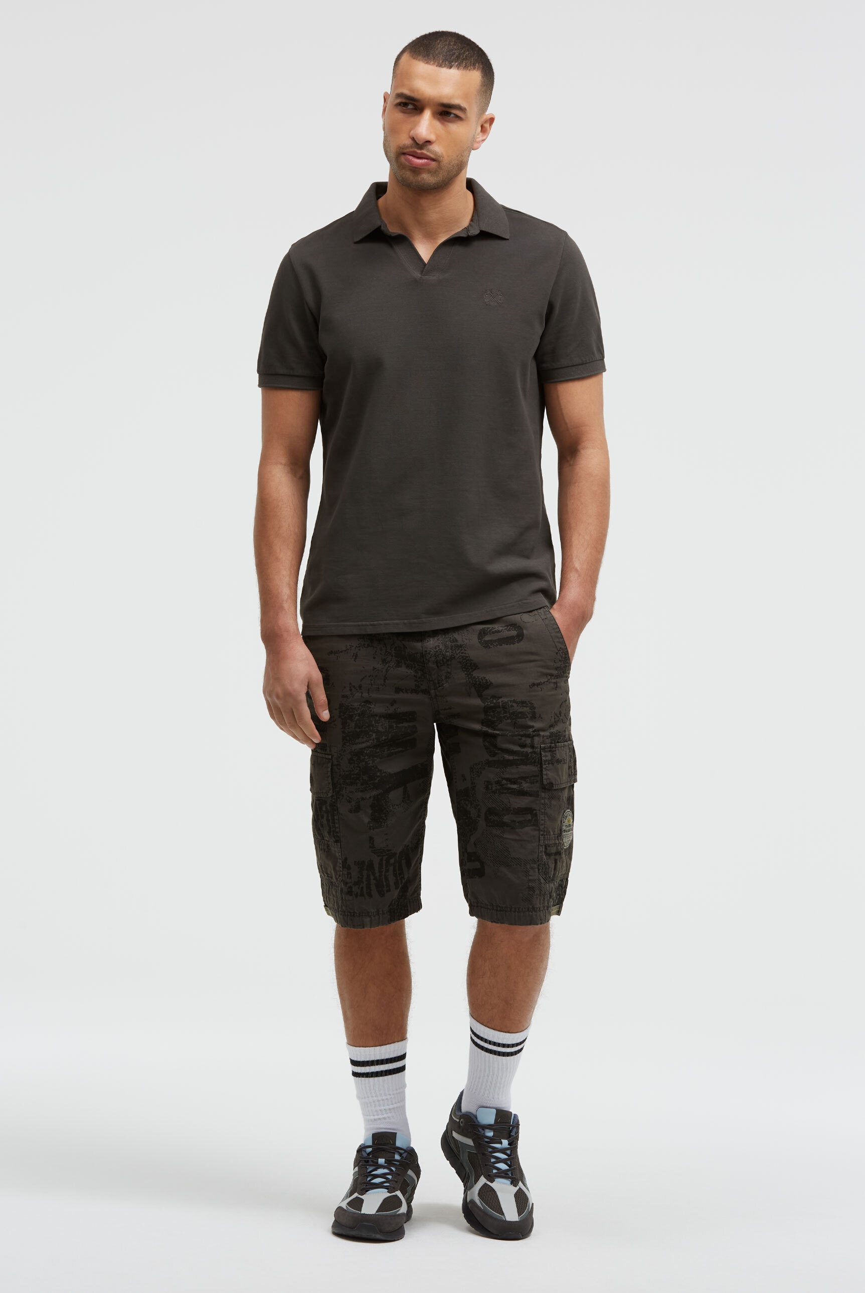 CAMP DAVID Shorts  mit All Over Print