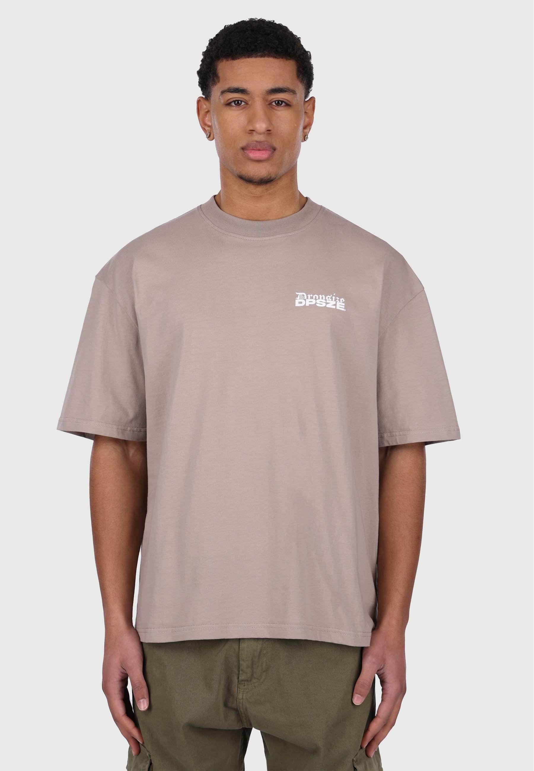 Dropsize T-Shirt »Dropsize HEAVY OVERSIZE DPSZE SPLIT FONT T-SHIRT«, (1 tlg.)