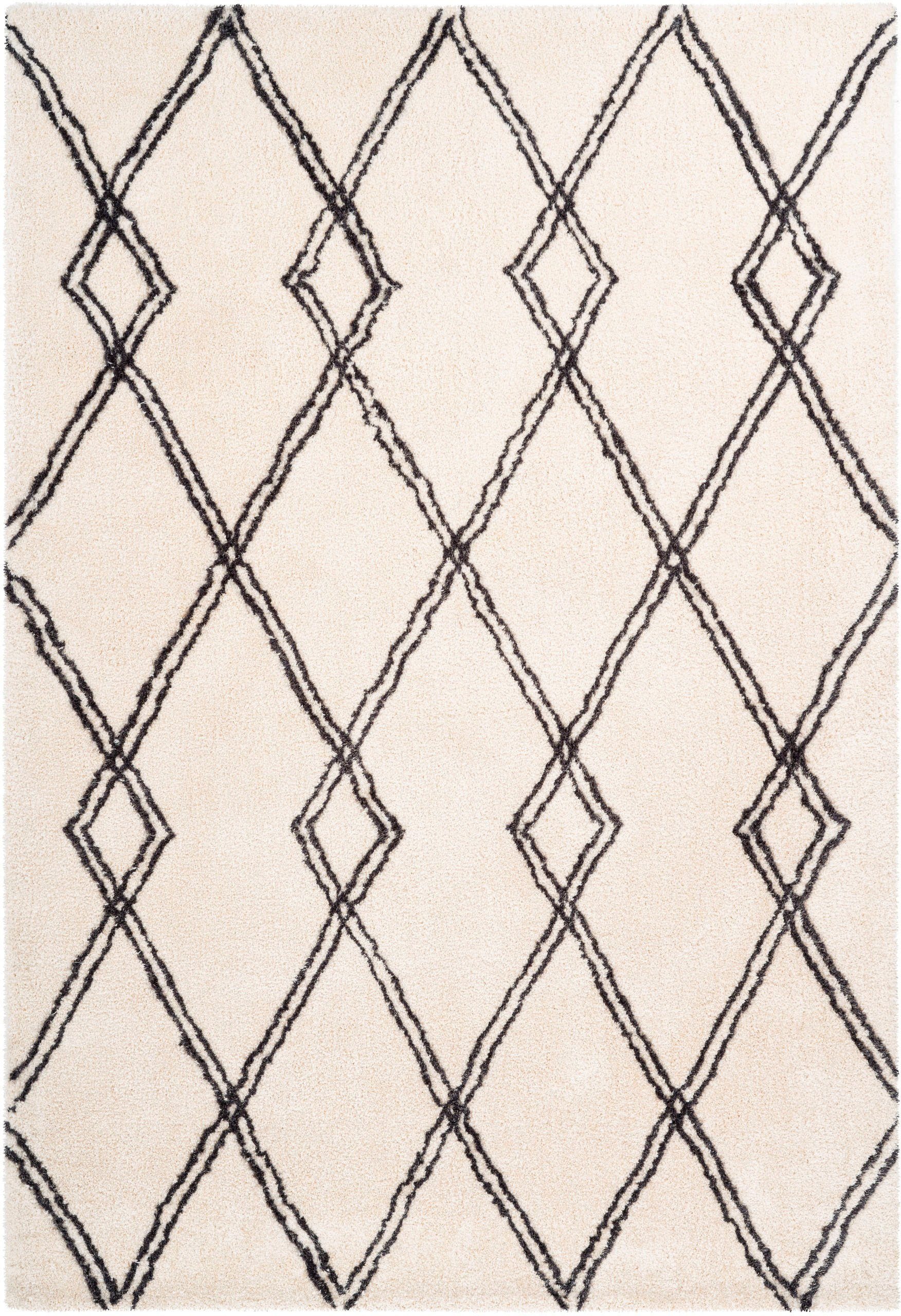 calo-deluxe Hochflor-Teppich »Elvar-1000«, rechteckig, 27 mm Höhe, besonders weich durch Microfaser, Wohnzimmer