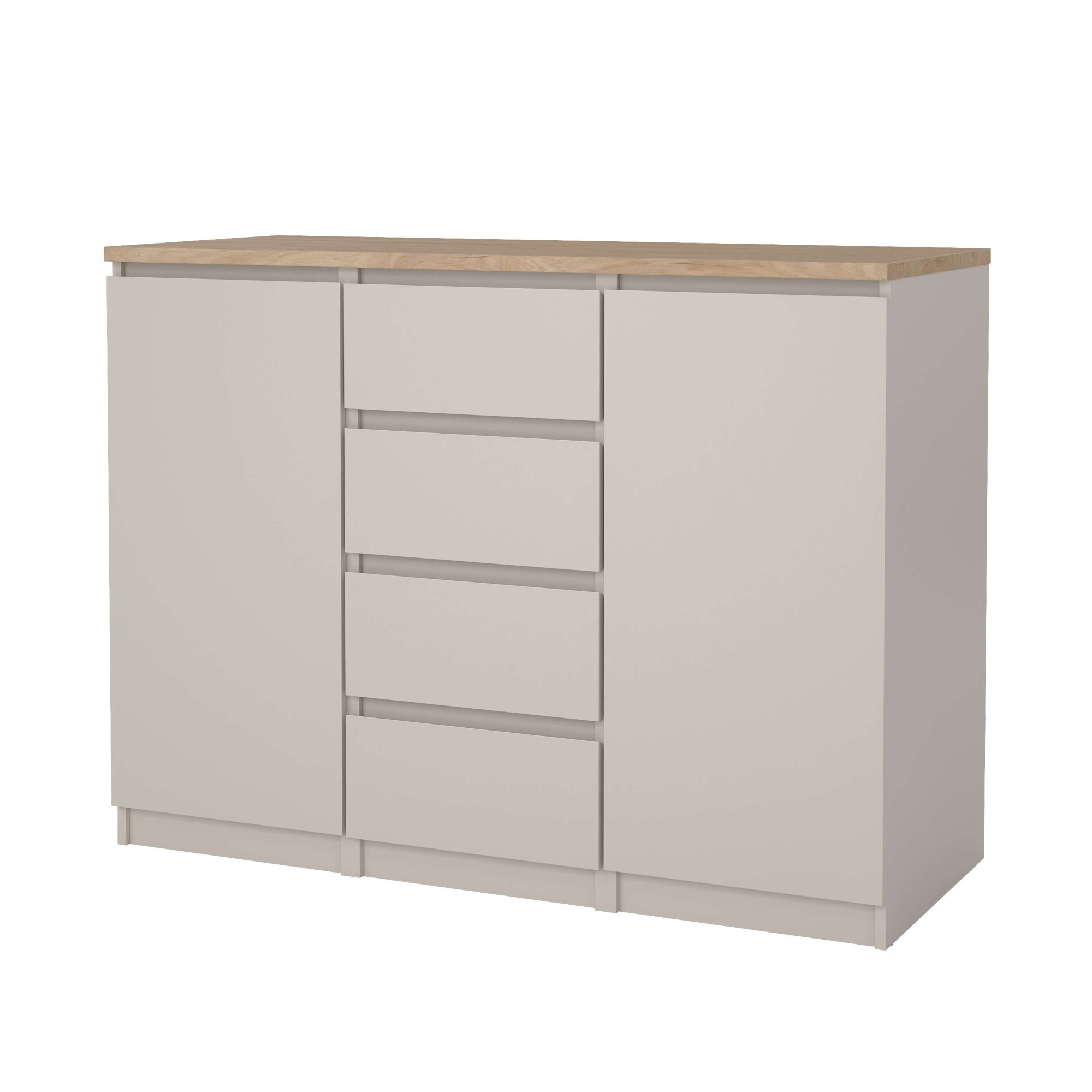 INOSIGN Kommode "Naia, Sideboard, 4 Schubladen, 2 Türen, Aufbewahrung, grif günstig online kaufen