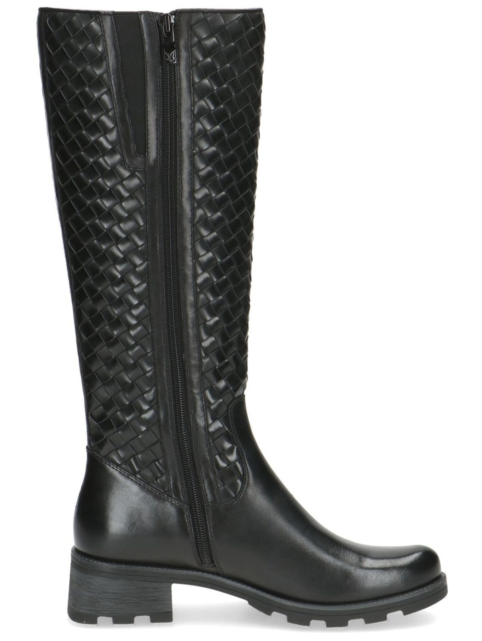Stiefel CAPRICE "Caprice Stiefel Leder/Synthetik", Damen, Gr. 38, schwarz, Leder, Synthetik, Schuhe Stiefel 3