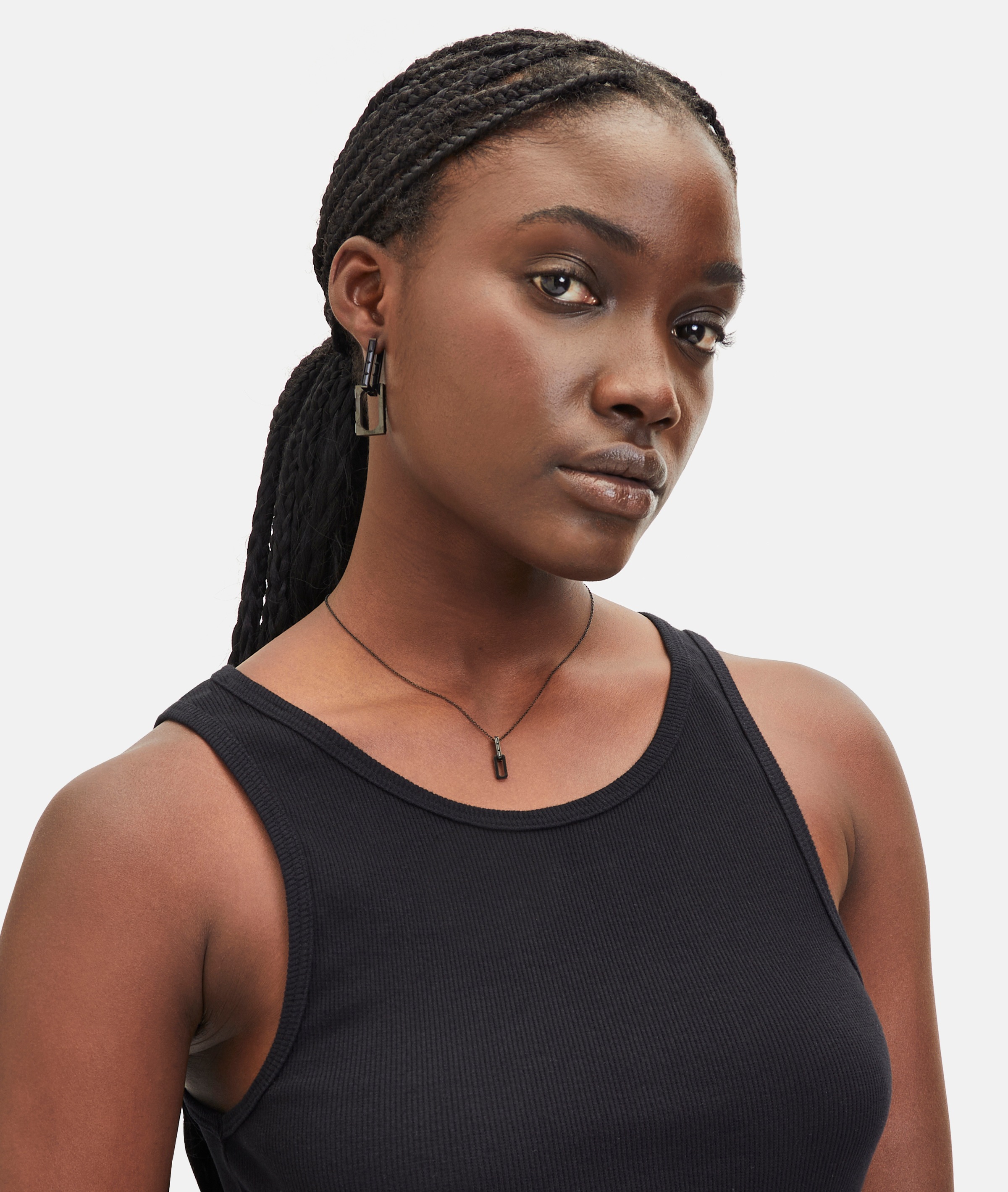 Liebeskind Berlin Paar Creolen »Schmuck Edelstahl Ohrringe The Festive Mini Link Sparkle« mit Zirkonia (synth.) - Einhänger abnehmbar