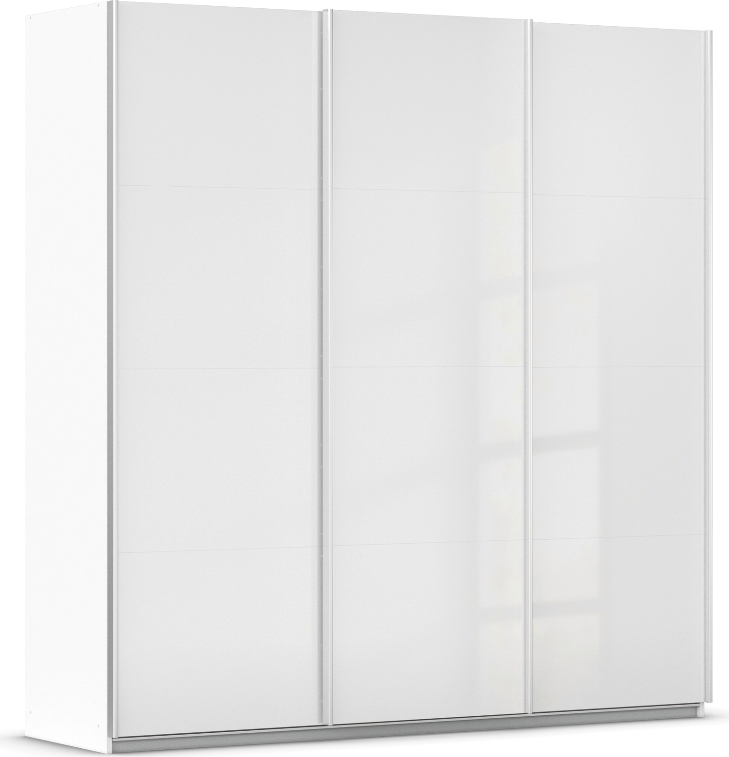 OTTO home Schwebetürenschrank "Kleiderschrank Schrank Garderobe AGORDO mit Dekor- oder Hochglanzfront" Breiten 203/271/315/360 cm in drei Griff-Farben - NEU: Farbe SCHWARZ, in 4 Breiten und 2 Höhen MADE IN GERMANY