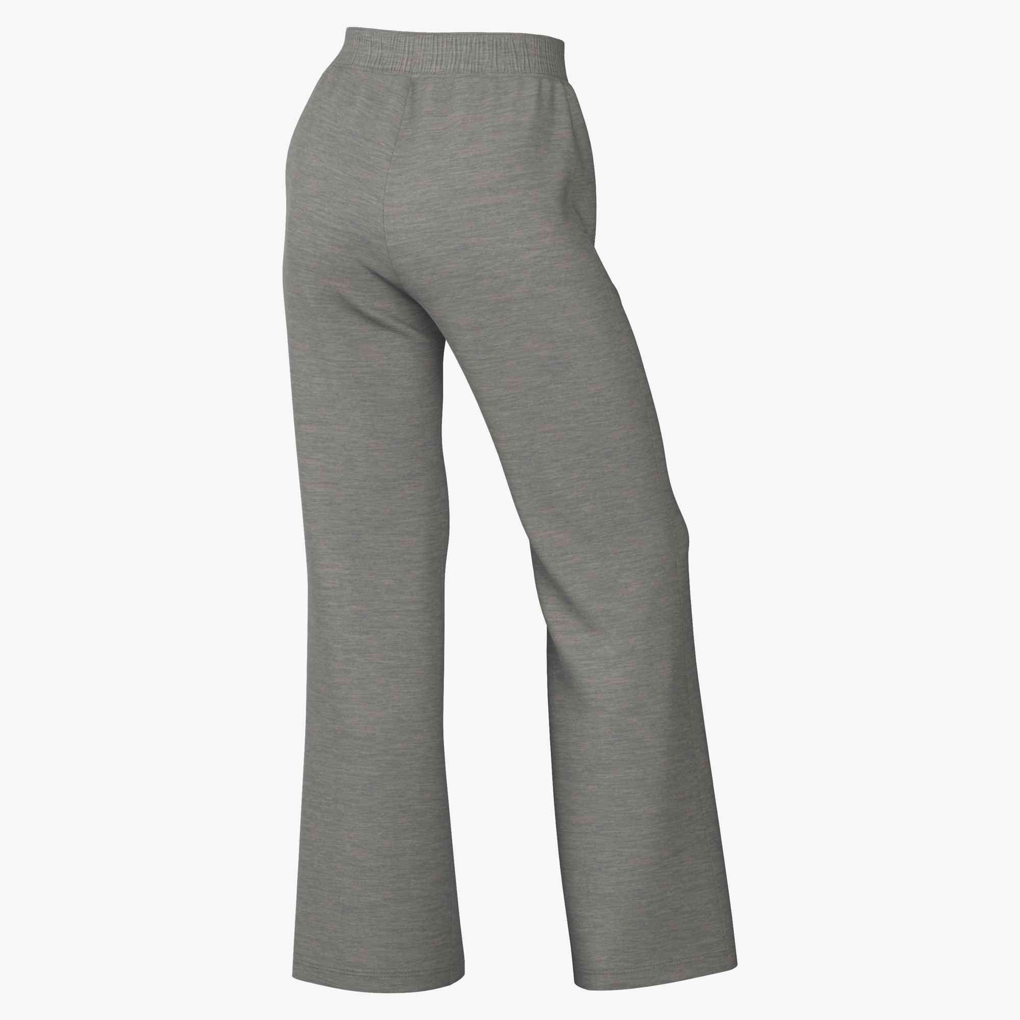 Nike Sportswear Sporthose »W NK STDO FLC MW MR STD OH PNT«  mit abgesteppter Kante am Beinabschluss, aus Baumwolle und Polyester