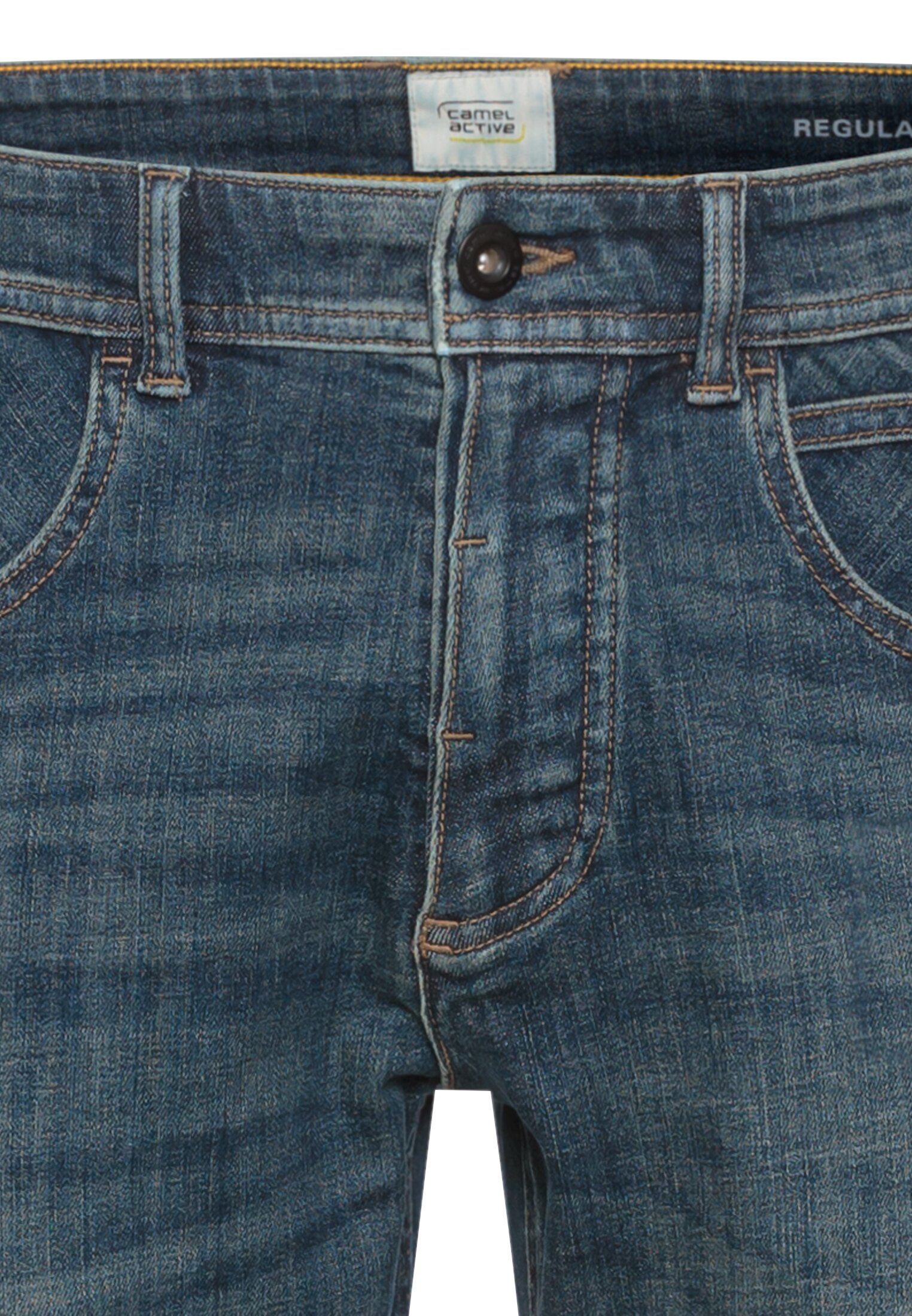Thumbnail - camel active Regular-fit-Jeans "fleXXXactive", im Five-Pocket Style