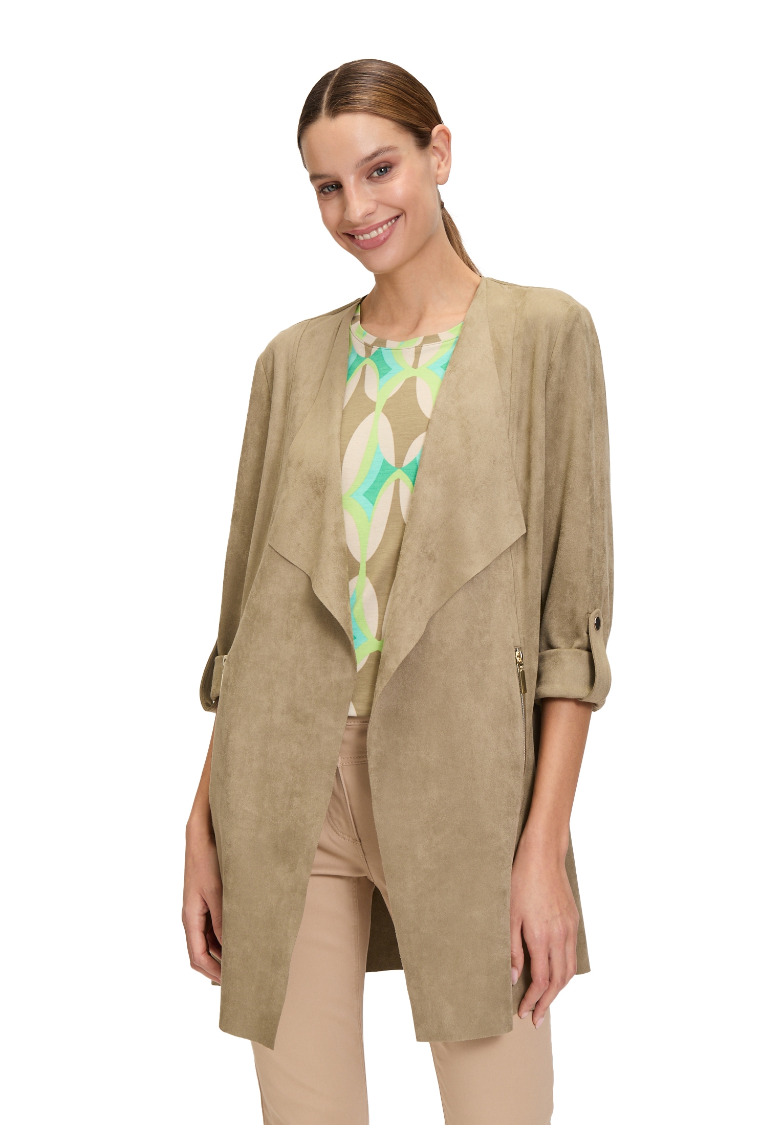Betty Barclay Jackenblazer "Betty Barclay Damen Blazer-Jacke ohne Verschlus günstig online kaufen