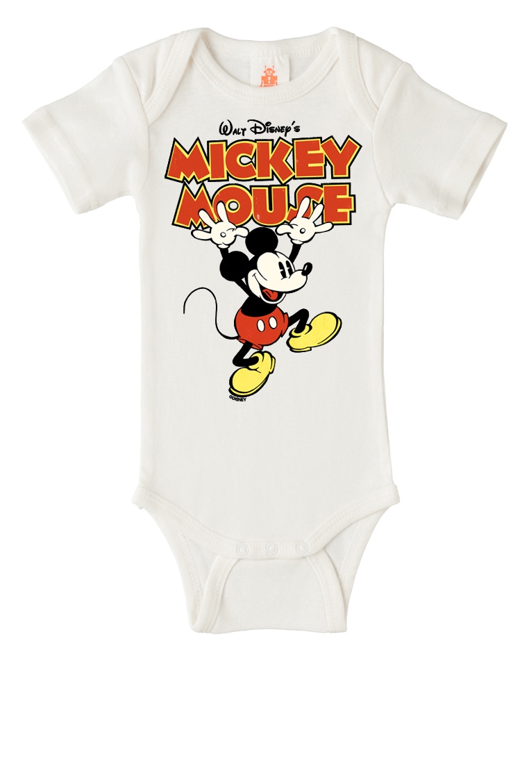 Logoshirt Glaustinukė su Mickey Mouse-Print