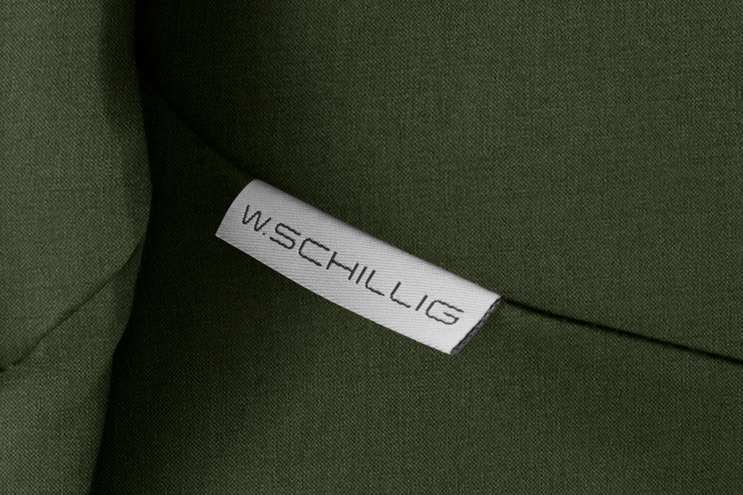 W.SCHILLIG 2-Sitzer »sherry«, Kopfstützenverstellung, Metallfüße in Schwarz, Breite 194 cm