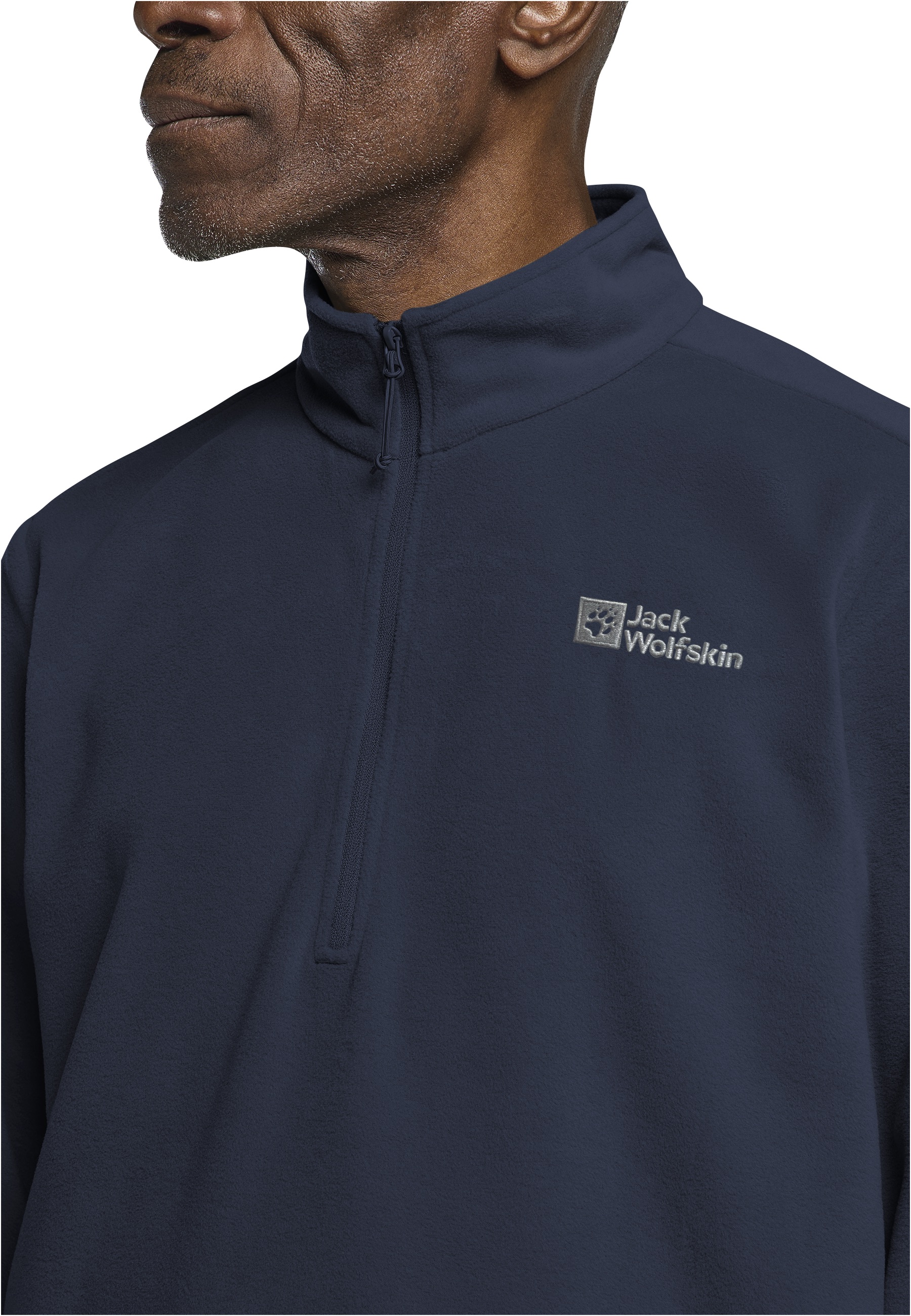 Thumbnail - Jack Wolfskin Fleecepullover "TAUNUS HZ M", für Wandern und Trekking, mit Stehkragen, mit halbem Reißverschluss