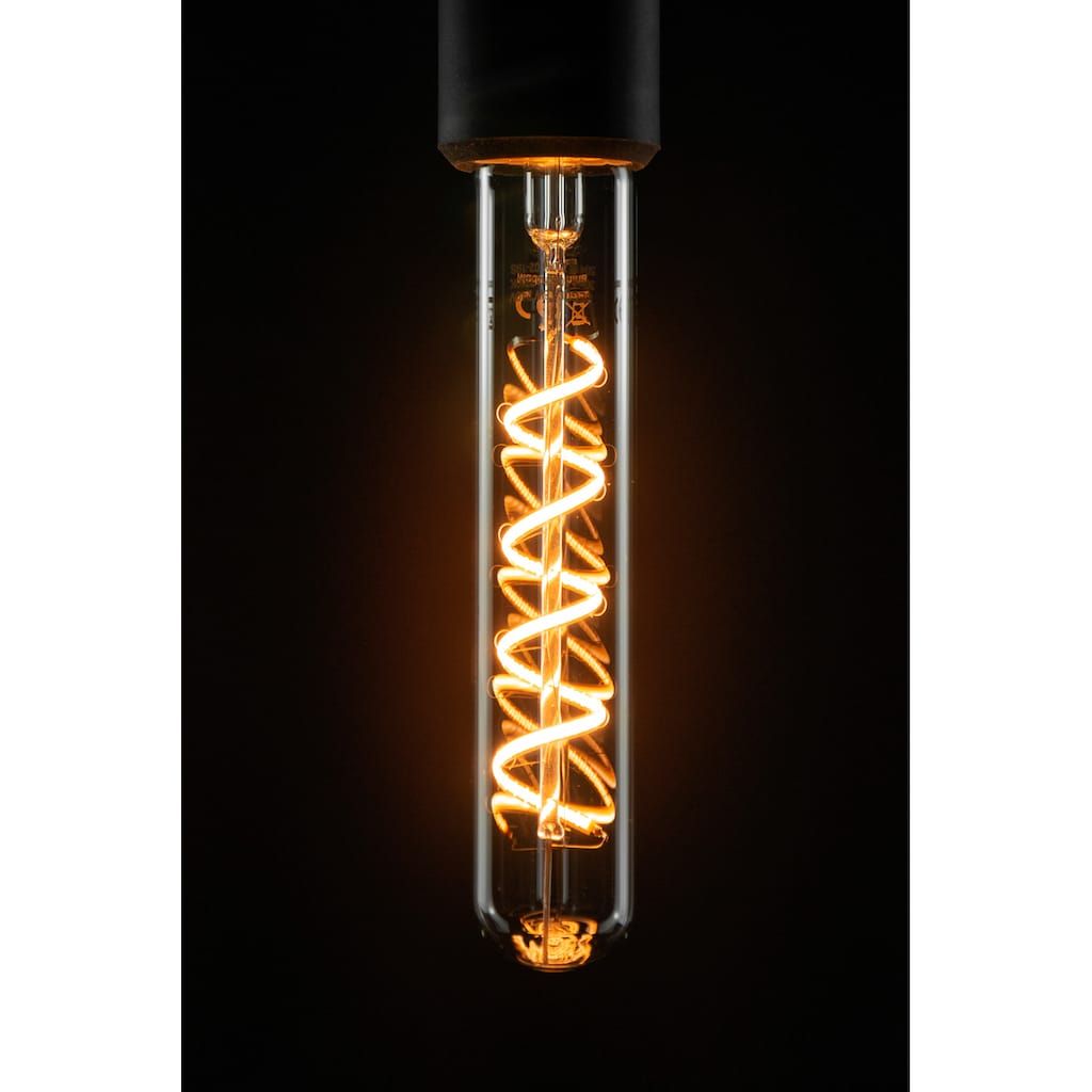 SEGULA LED-Leuchtmittel »LED Long Tube 185 Curved Spirale klar«, E27, Warmweiß