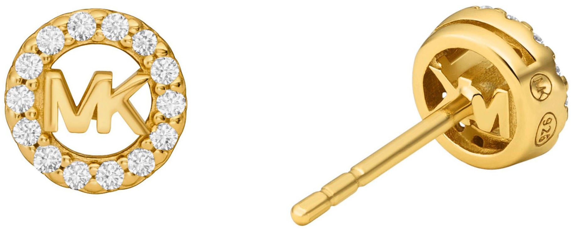 MICHAEL KORS Paar Ohrstecker »Schmuck Geschenk Silber 925 Ohrringe PREMIUM«, mit Zirkonia (synth.)