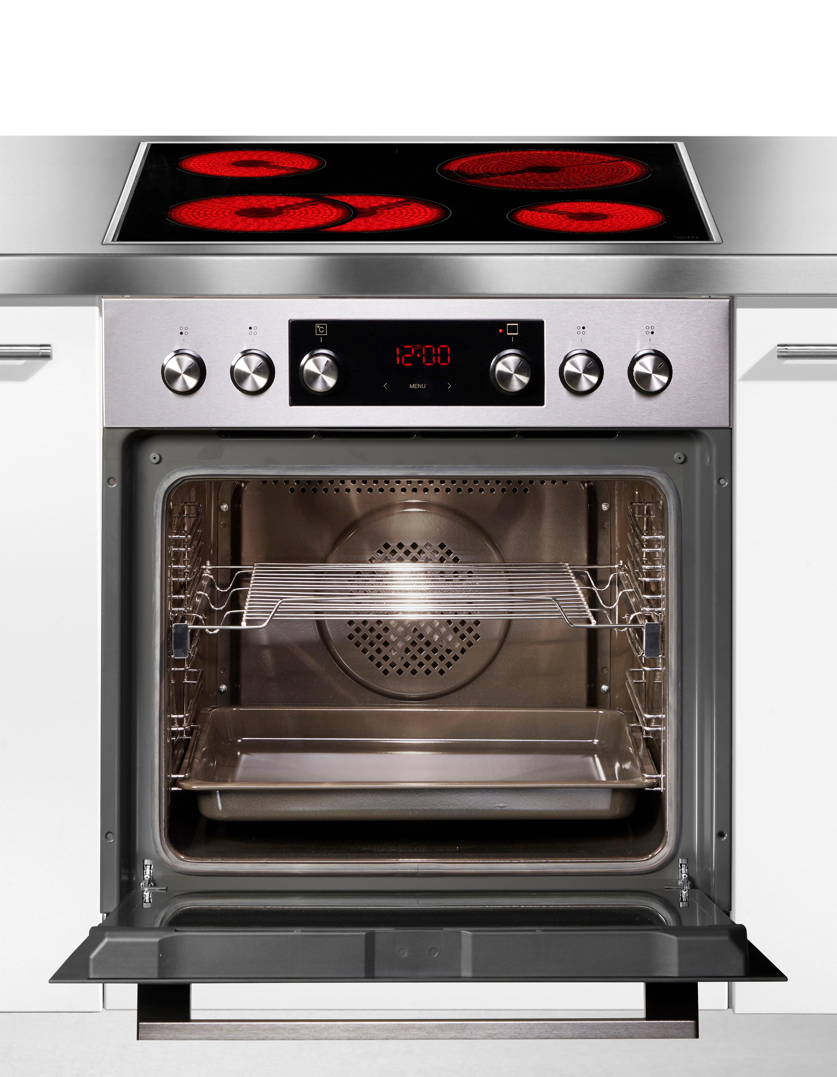 Thumbnail - Amica Elektro-Herd-Set "EHCX 933 110 E" mit 1-fach-Teleskopauszug Steam Clean SteamClean