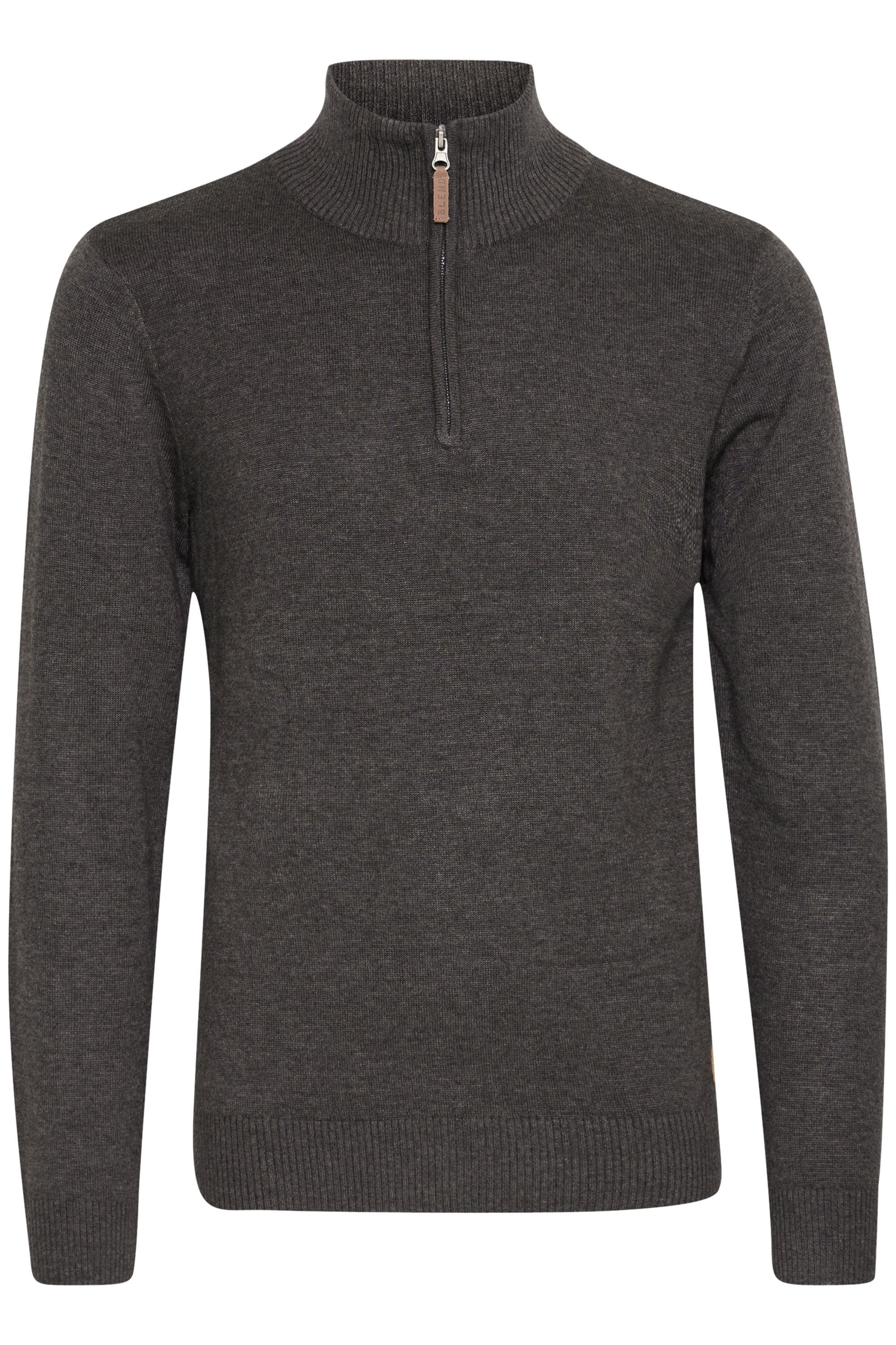 Troyer BLEND "Troyer BHRobin", Herren, Gr. XL, grau (charcoal), Obermaterial: 50% Baumwolle CO. 50% Polyacryl PAN., Pullover Troyer 4