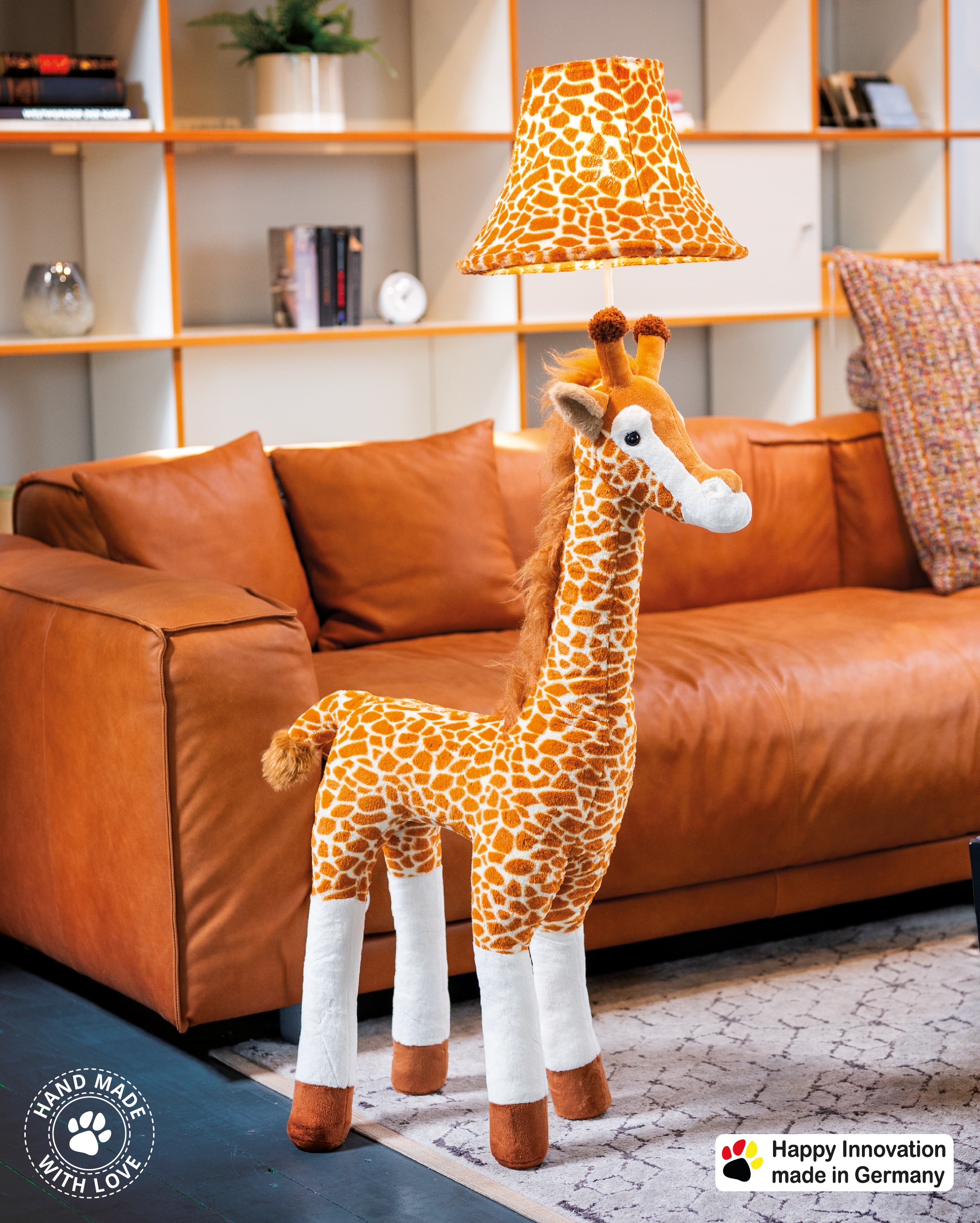Happy Lamps for smiling eyes LED Stehlampe »Raffi die Giraffe«, 1 flammig, Leuchtmittel GU 5,3 | LED fest integriert, Hochwertig, Einzigartig, Zertifiziert, Nachhaltig