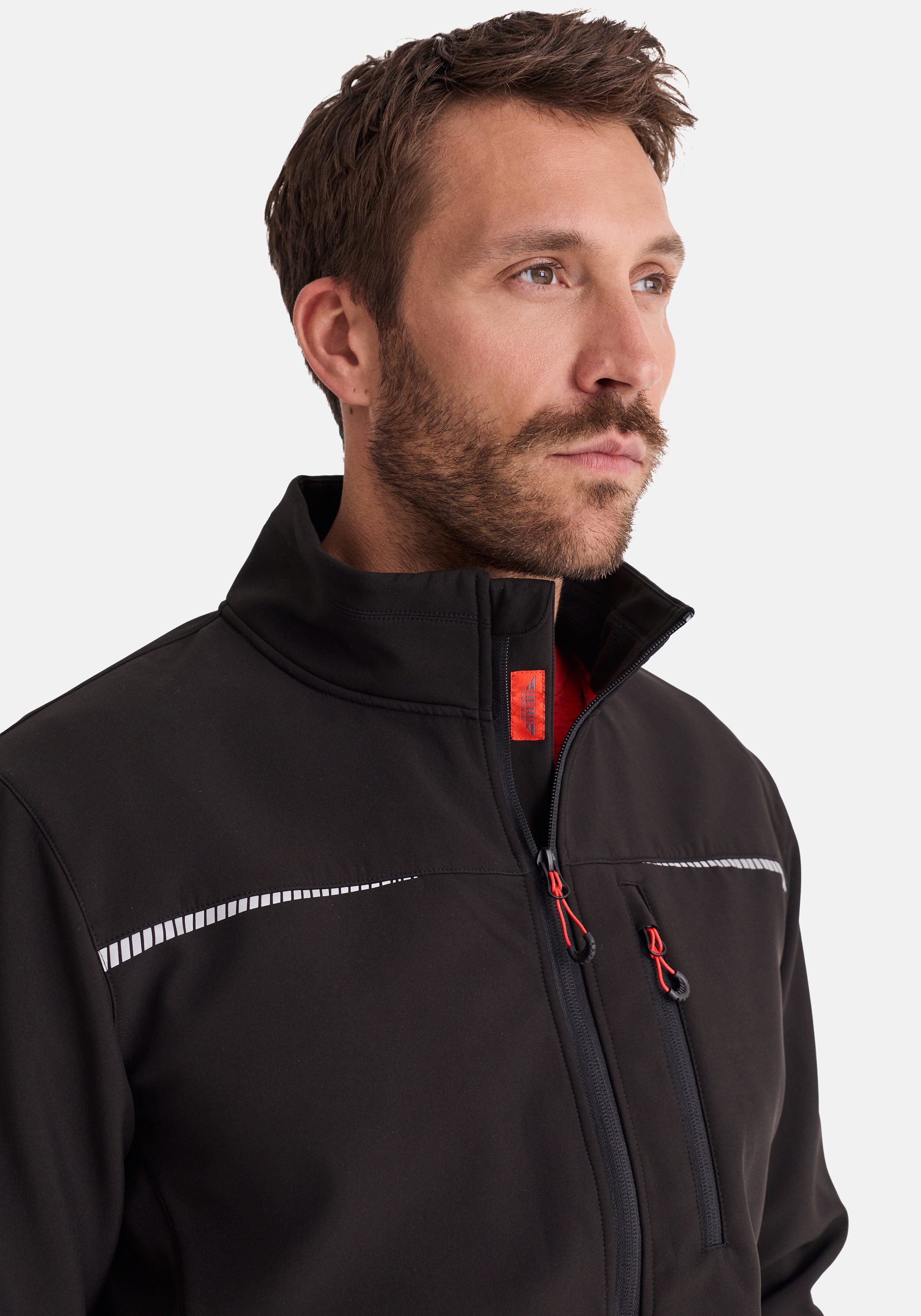 HERO by John Medoox Fleecejacke »JOEL Outdoor Fleecejacke« Sherpa fleece Straight Fit Casual Sherpa für Herren