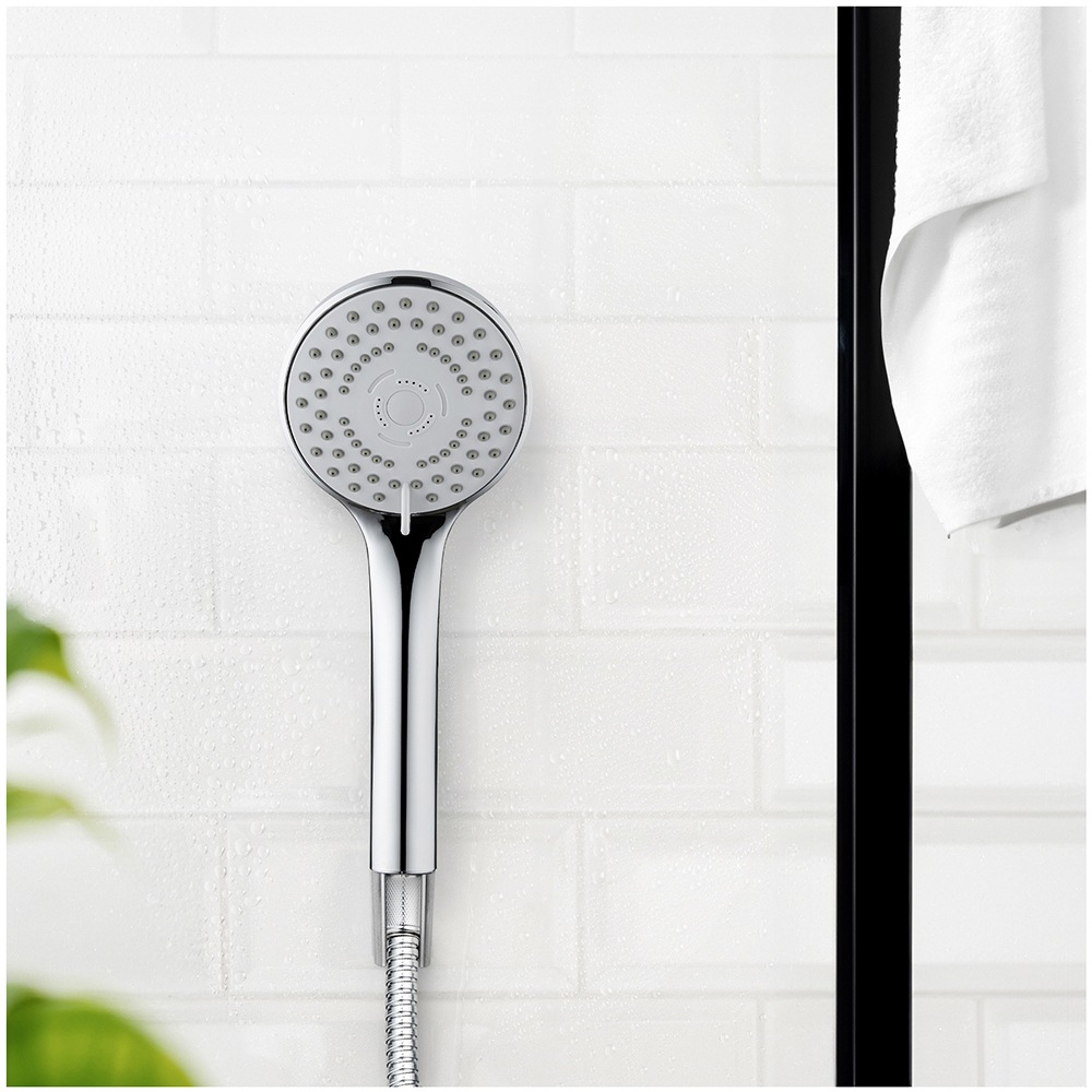 WENKO Handbrause "Modell Basic Line Duschkopf Set" 2 Stk. tlg. klassischer günstig online kaufen