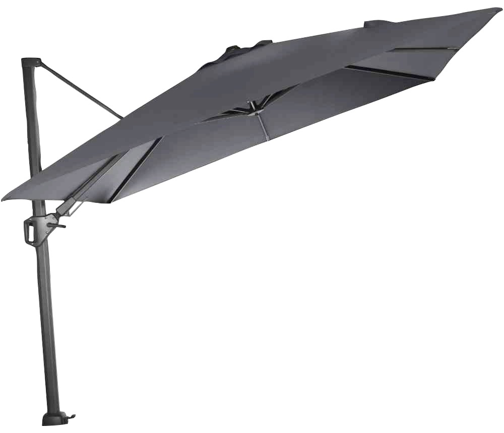 Siena Garden Ampelschirm Sunset N+ Ø 350 cm Anthrazit mit Kurbelmechanik günstig online kaufen