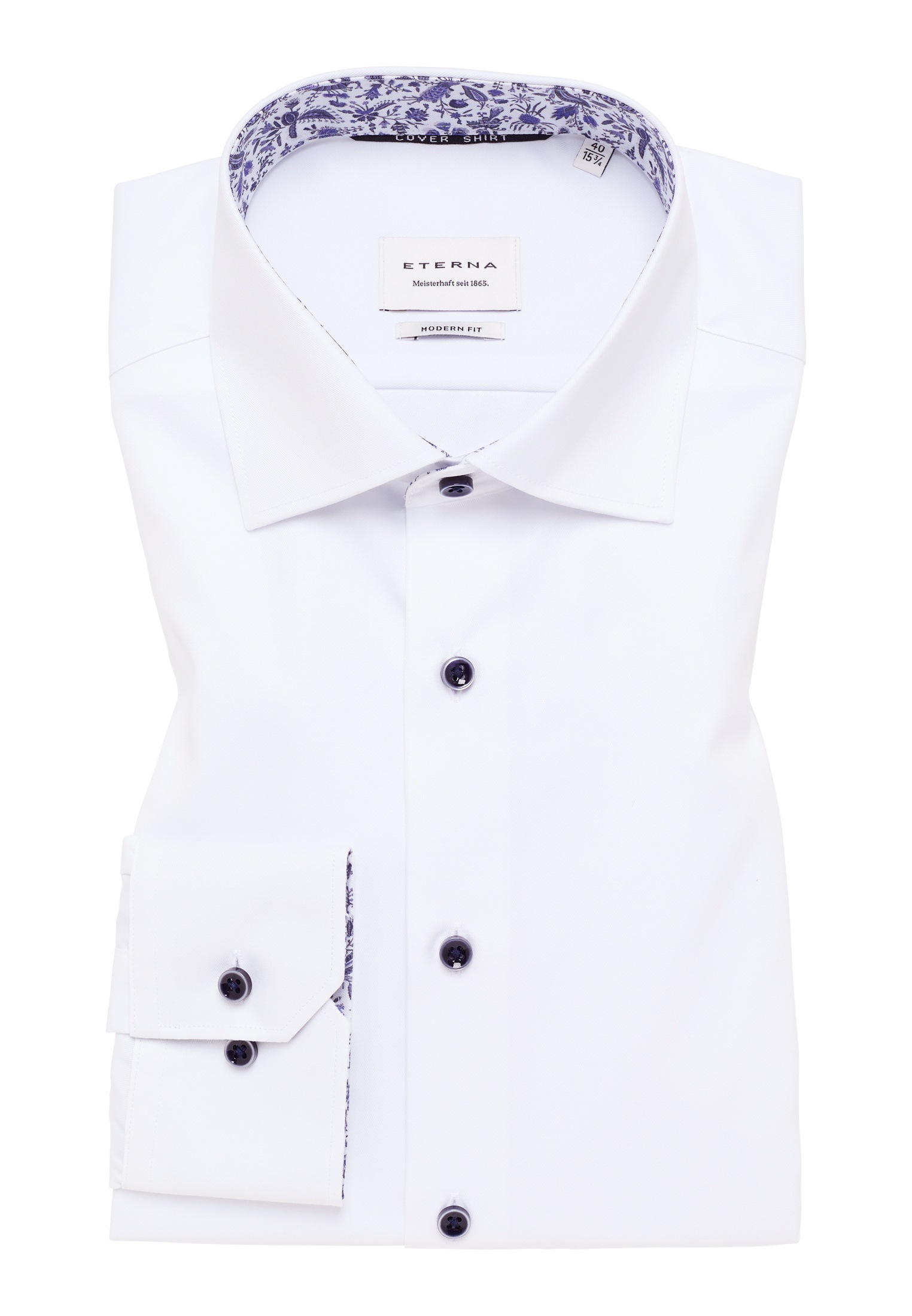 Eterna Langarmhemd »MODERN FIT«, NON IRON (bügelfrei)