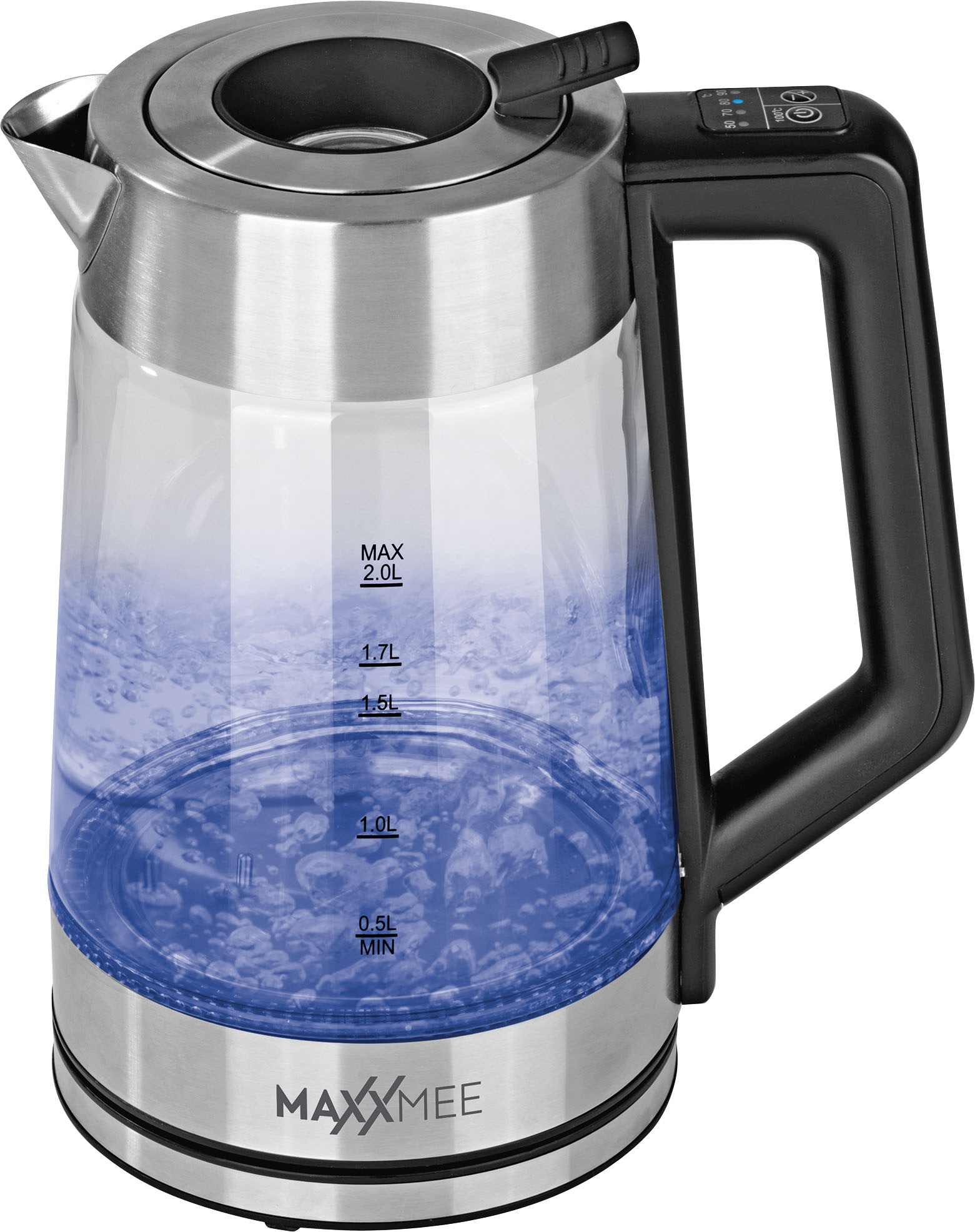 Wasserkocher, Smart Deckel 2200W, 2 Liter, 2200 Watt