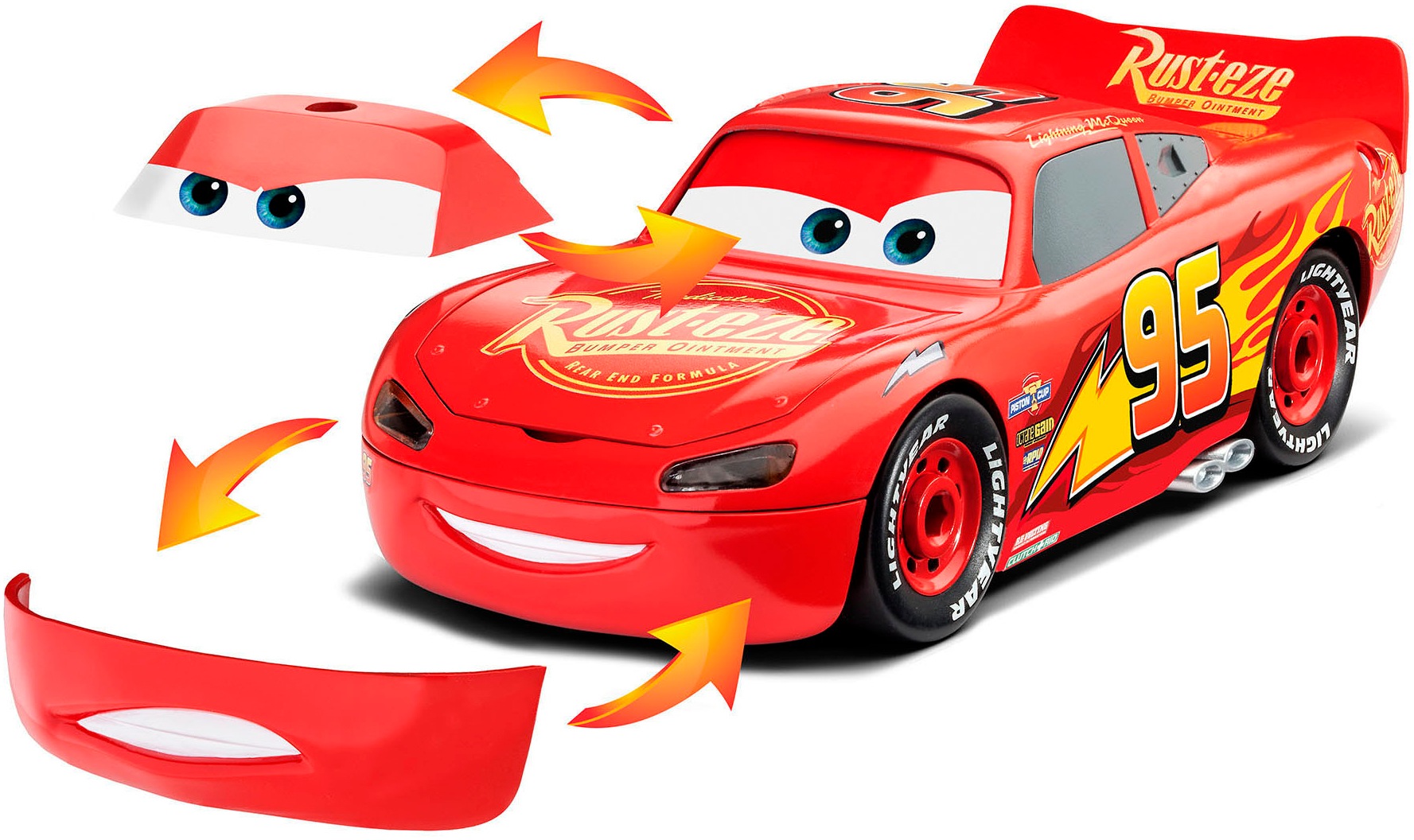 Revell® Modellbausatz »Build&Play, Lightning McQueen Disney Pixar CARS«, mit Licht & Sound