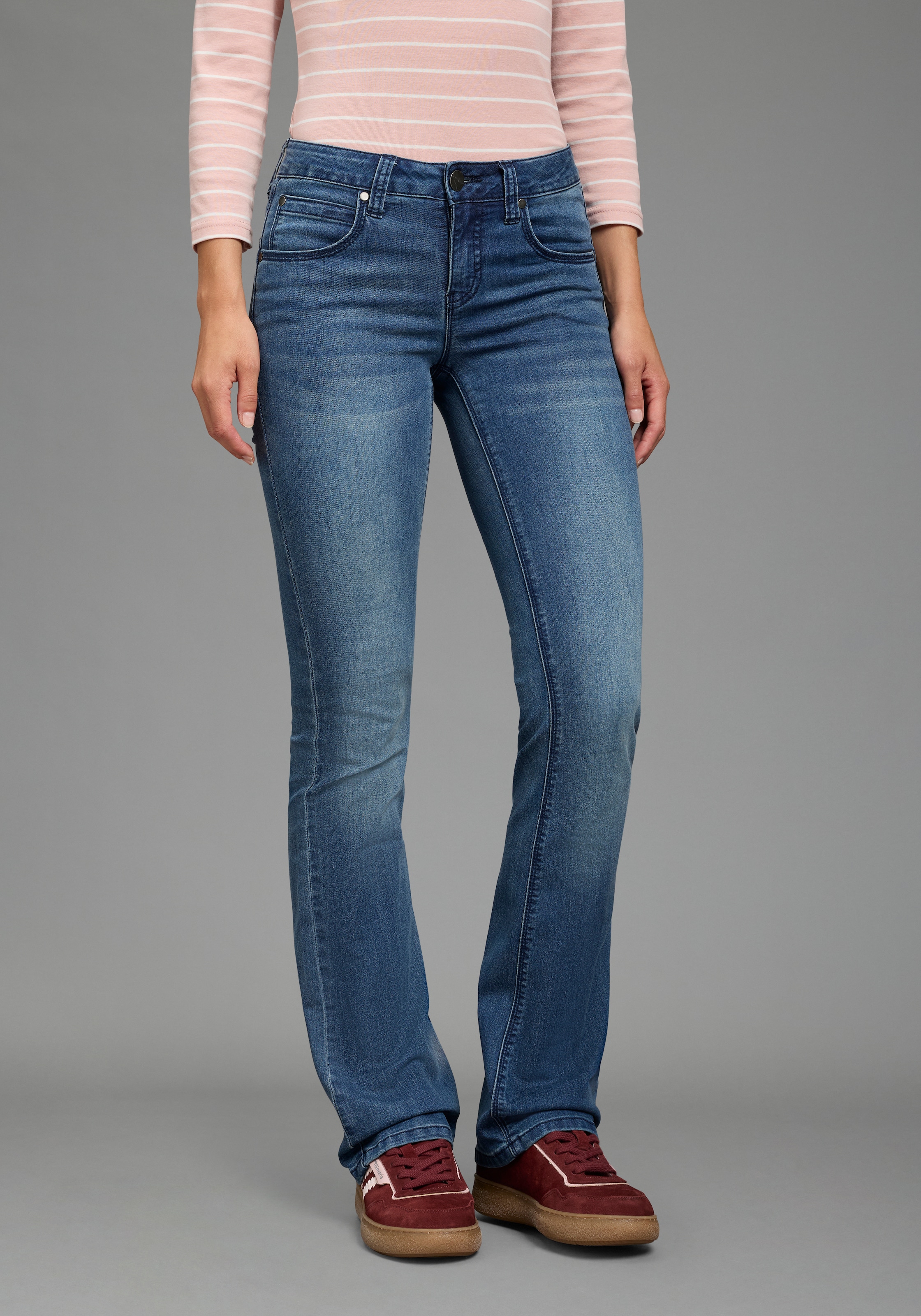 Arizona Shaping Bootcut Jeans Blue Size 22 4