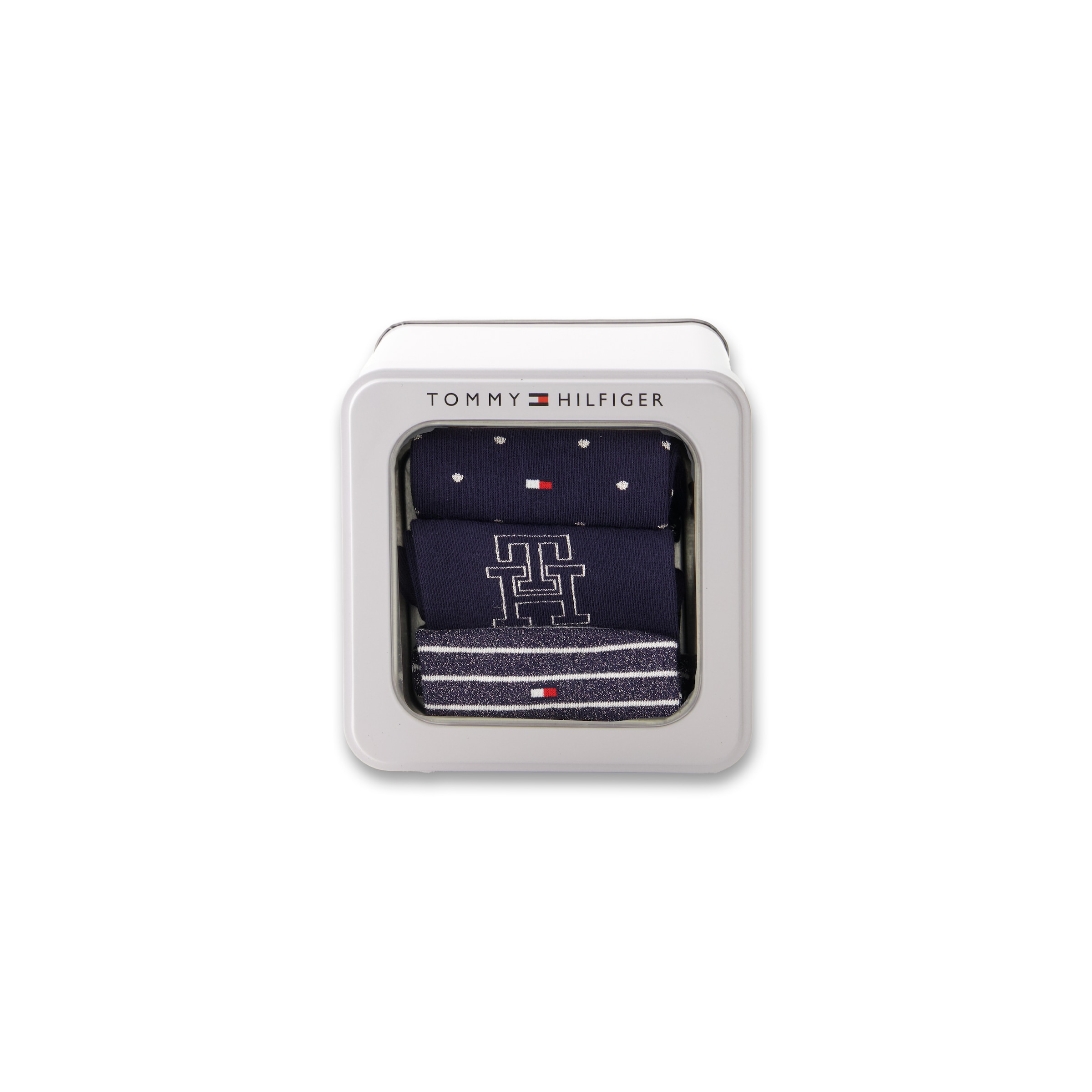 Tommy Hilfiger Socken »TH WOMEN SOCK 3P GIFTBOX«, (3er Pack)
