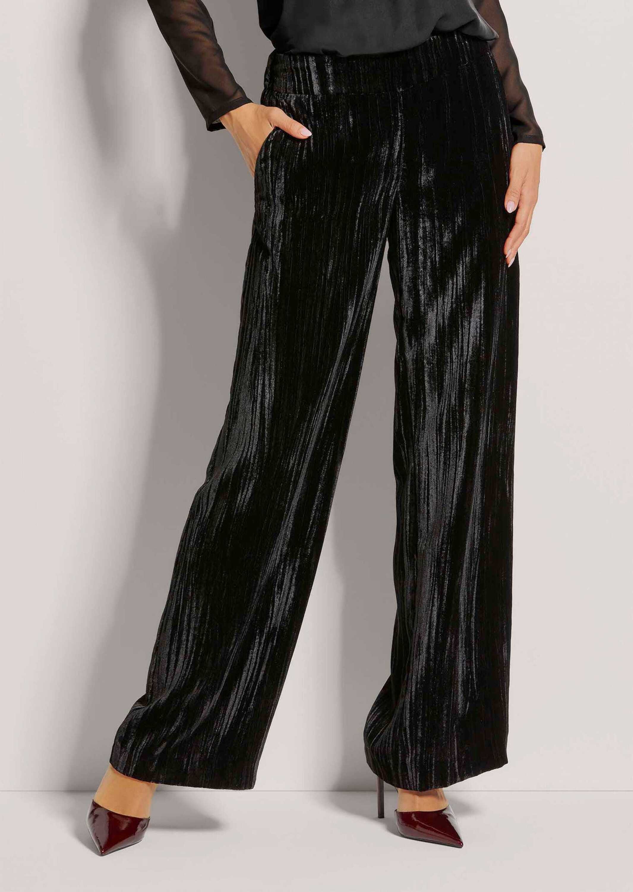 Thumbnail - MADELEINE Stoffhose "Samthose Weite Hose zum Schlüpfen"