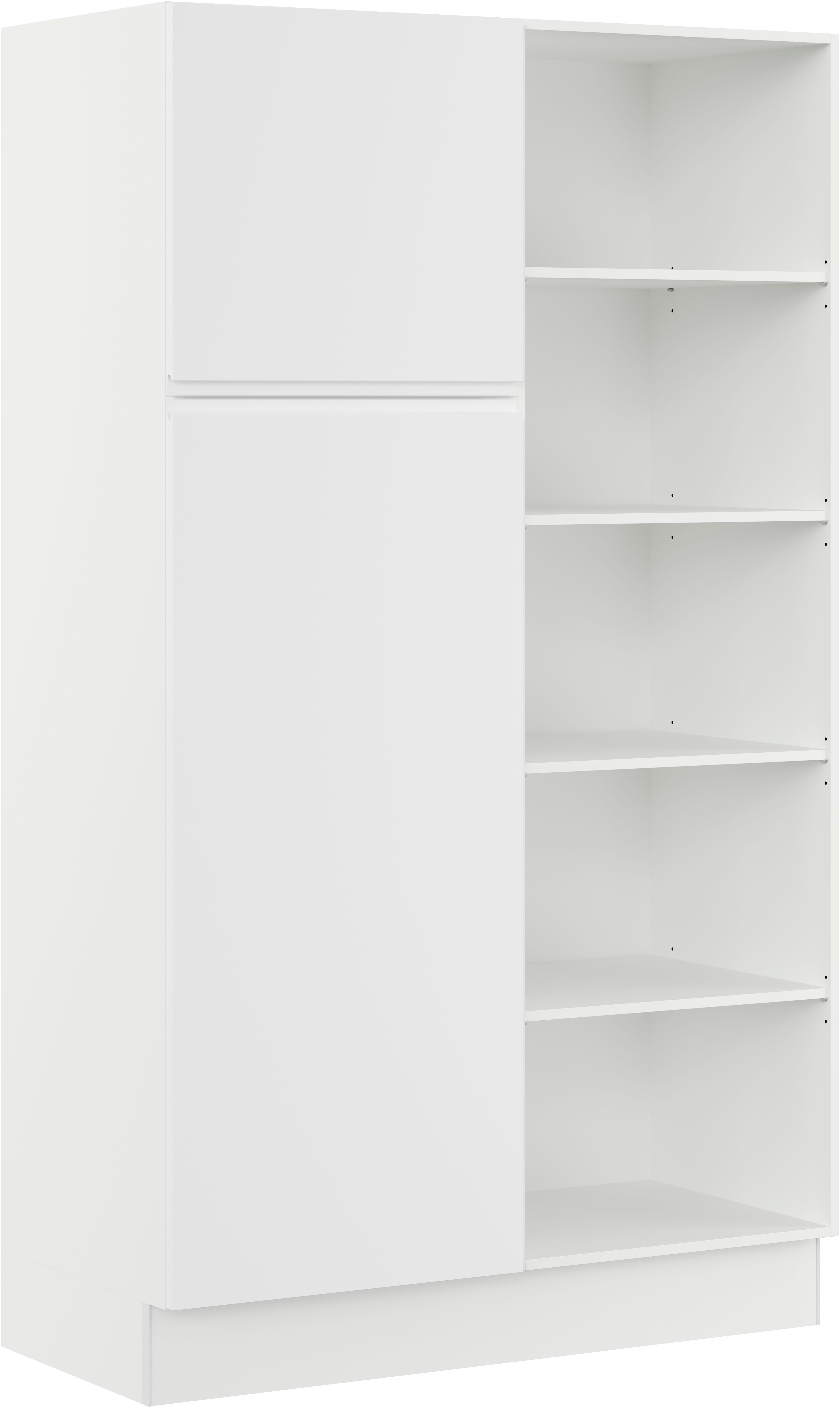 IMPULS KÜCHEN "Warschau" Seitenschrank zur individuellen Ausstattung und offenes Regal, 3 Stk. tlg.