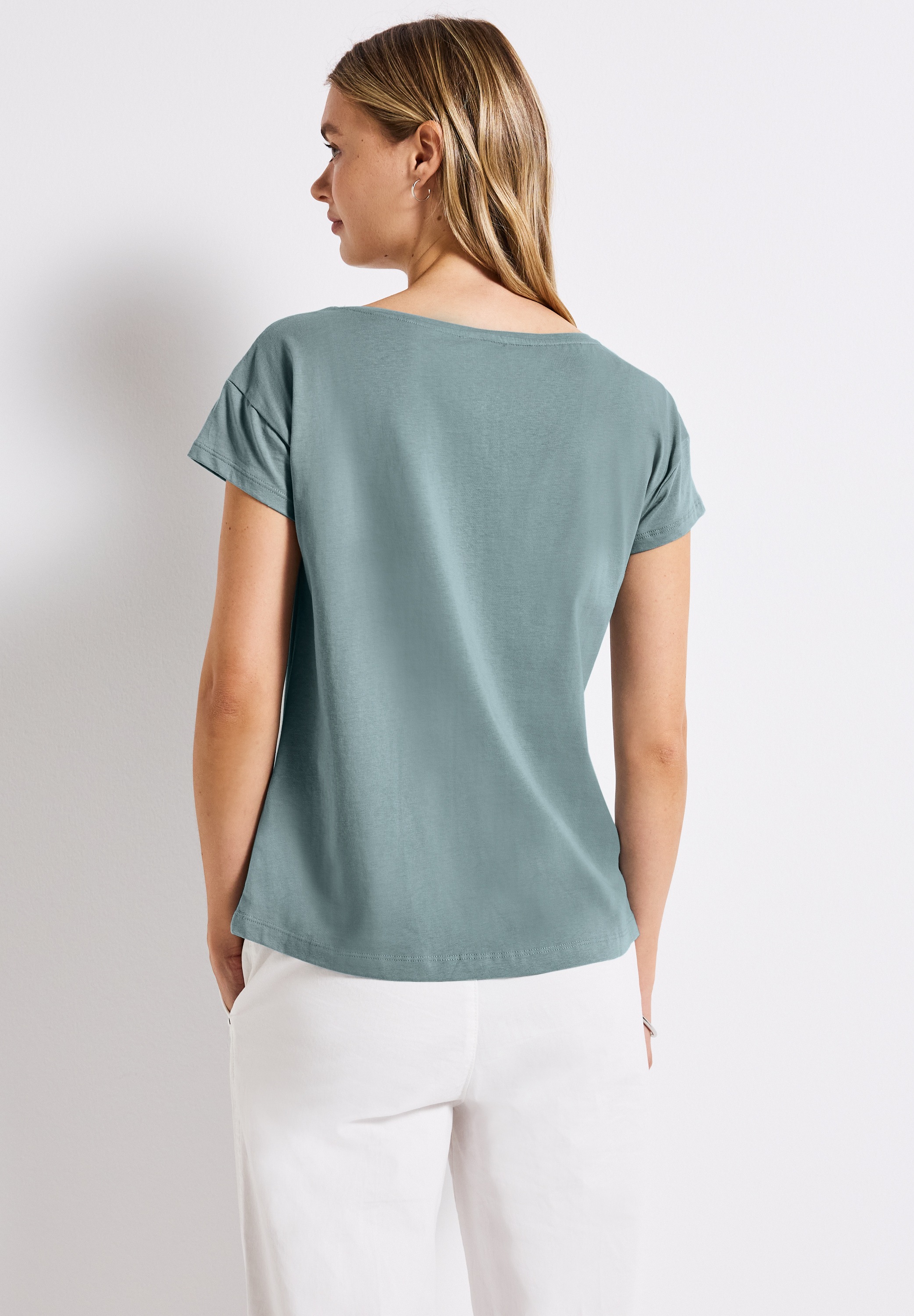 STREET ONE T-Shirt , aus reiner Baumwolle
