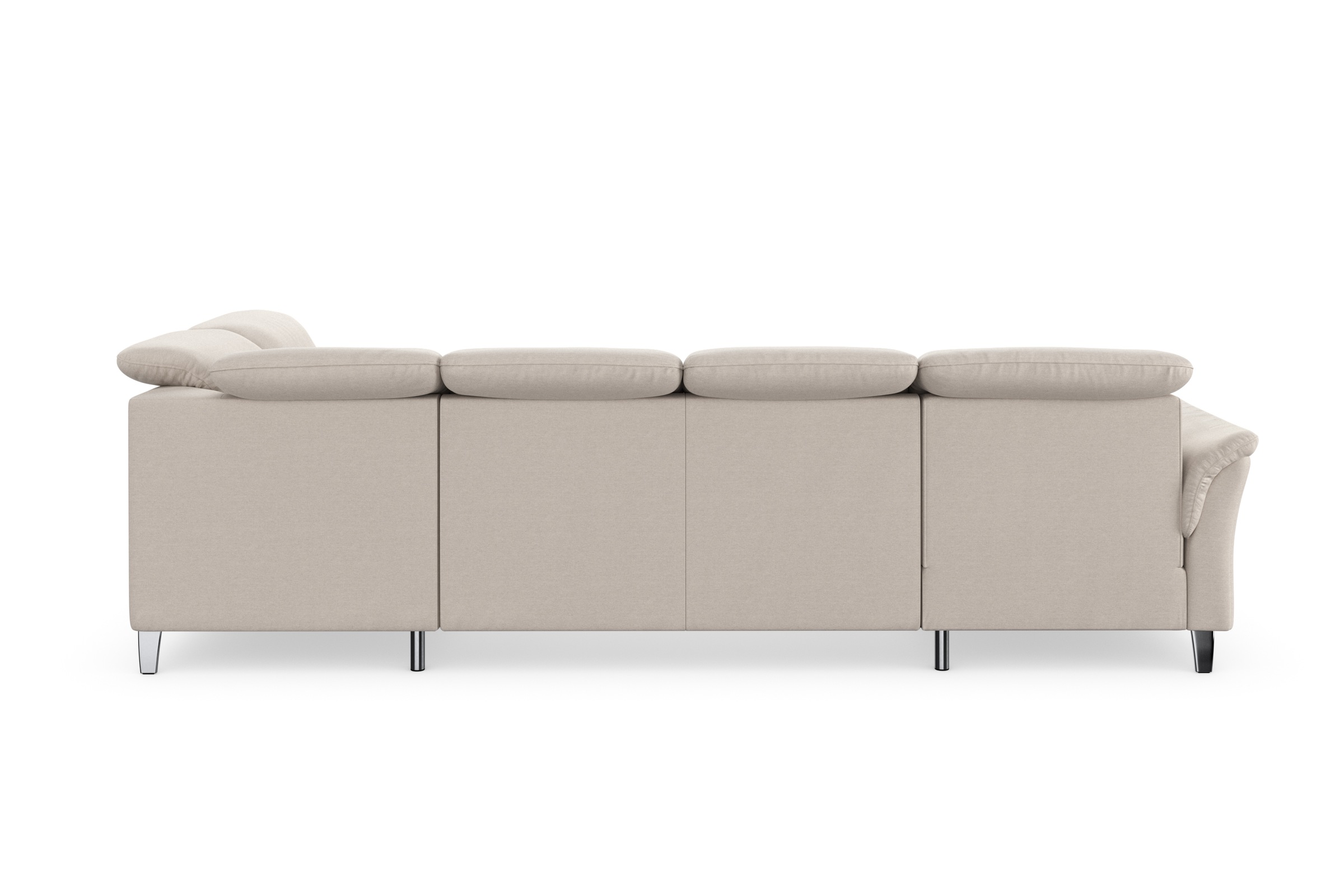 Wohnlandschaft SIT & MORE "Maggiore U-Form", grau (elefant), B:312cm H:88cm T:224cm, 95% Polyester, 5% Polyamid, Sofas, Wohnlandschaft, wahlweise mit Kopfteilverstellung, Bettfunktion und Stauraum 9