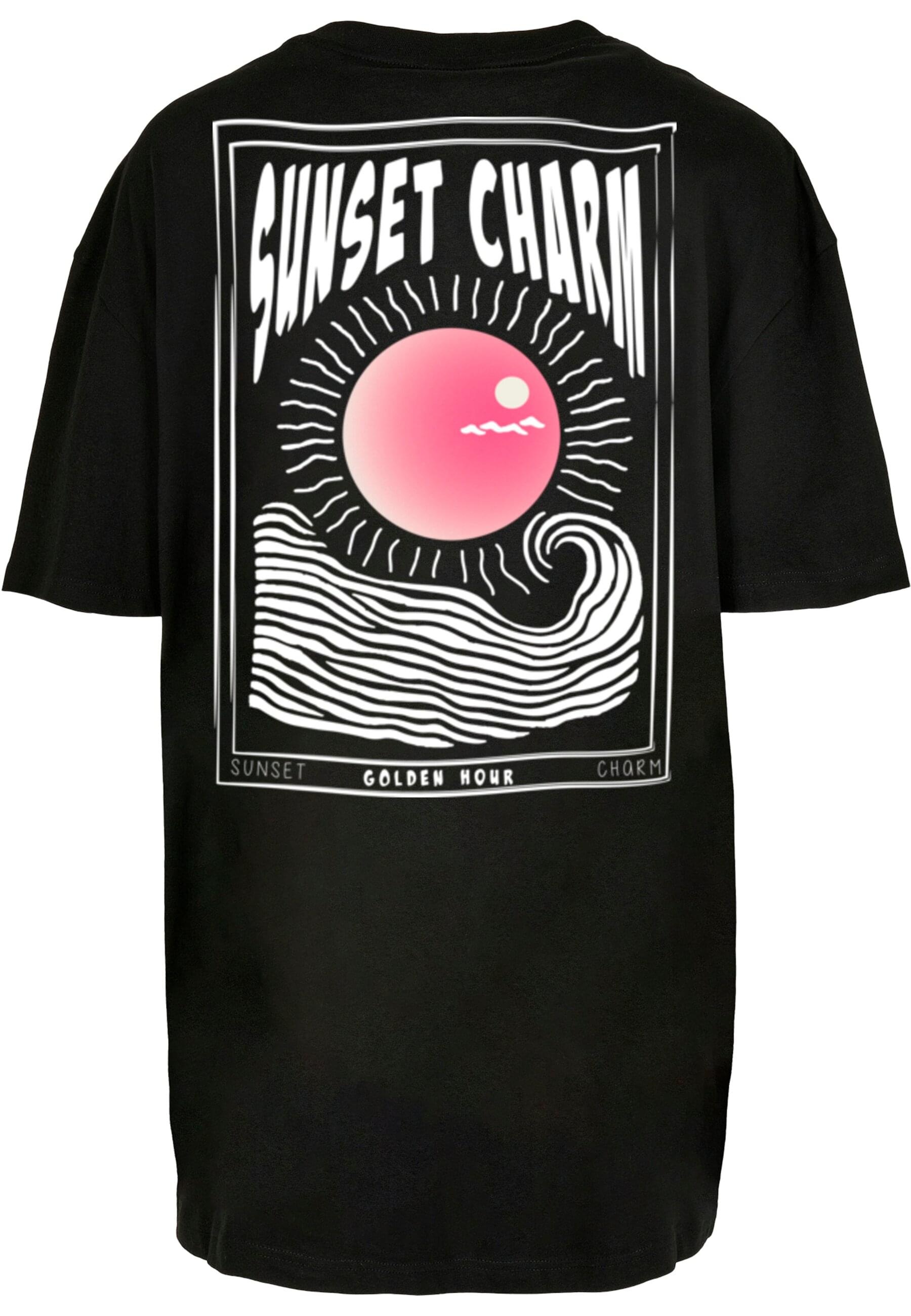 Merchcode T-Shirt "Merchcode Ladies Sunset Charm Oversized Tee", (1 tlg.) günstig online kaufen
