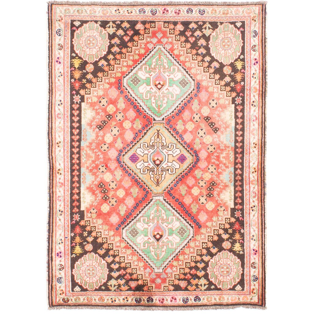 morgenland Orientteppich »Perser - Nomadic - 162 x 116 cm - rosa«, rechteckig